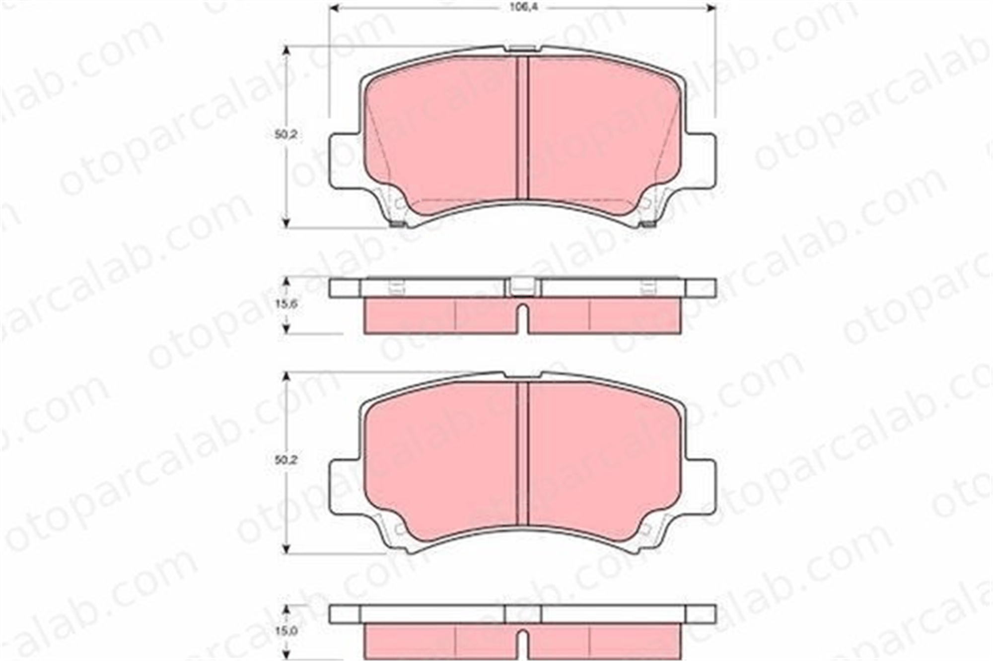 FROW 557.1101.013 Fren Disk Balata Ön SUZUKI WAGON R+ Hatchback CHERY A1 5581075F00000 5581075F00M