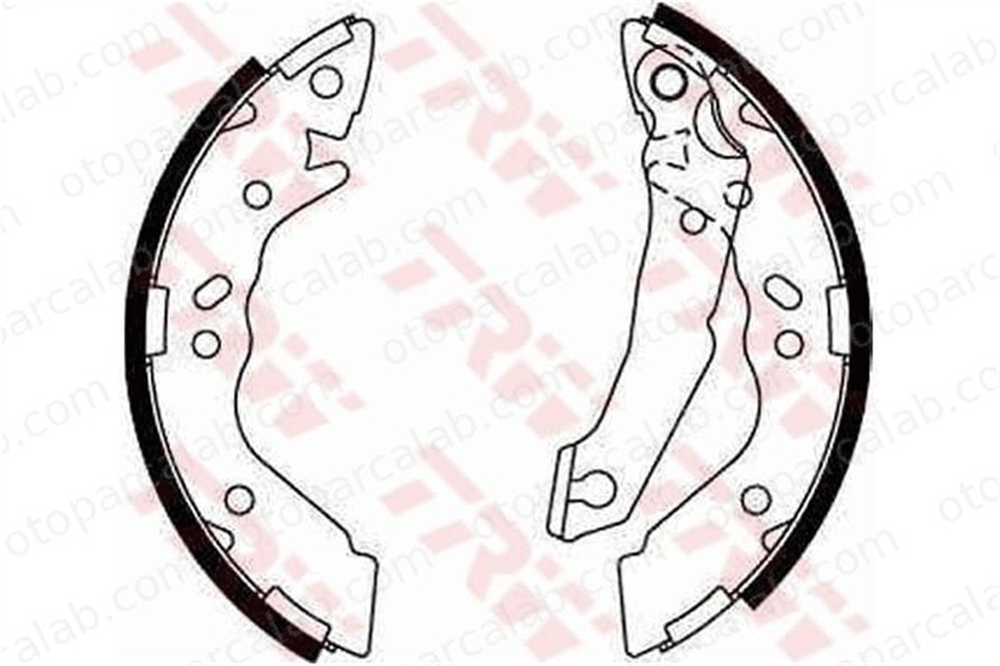 FROW 566.1103.003 Fren Pabuçlu Balata Arka HYUNDAI ACCENT I ACCENT Sedan 5830522A0