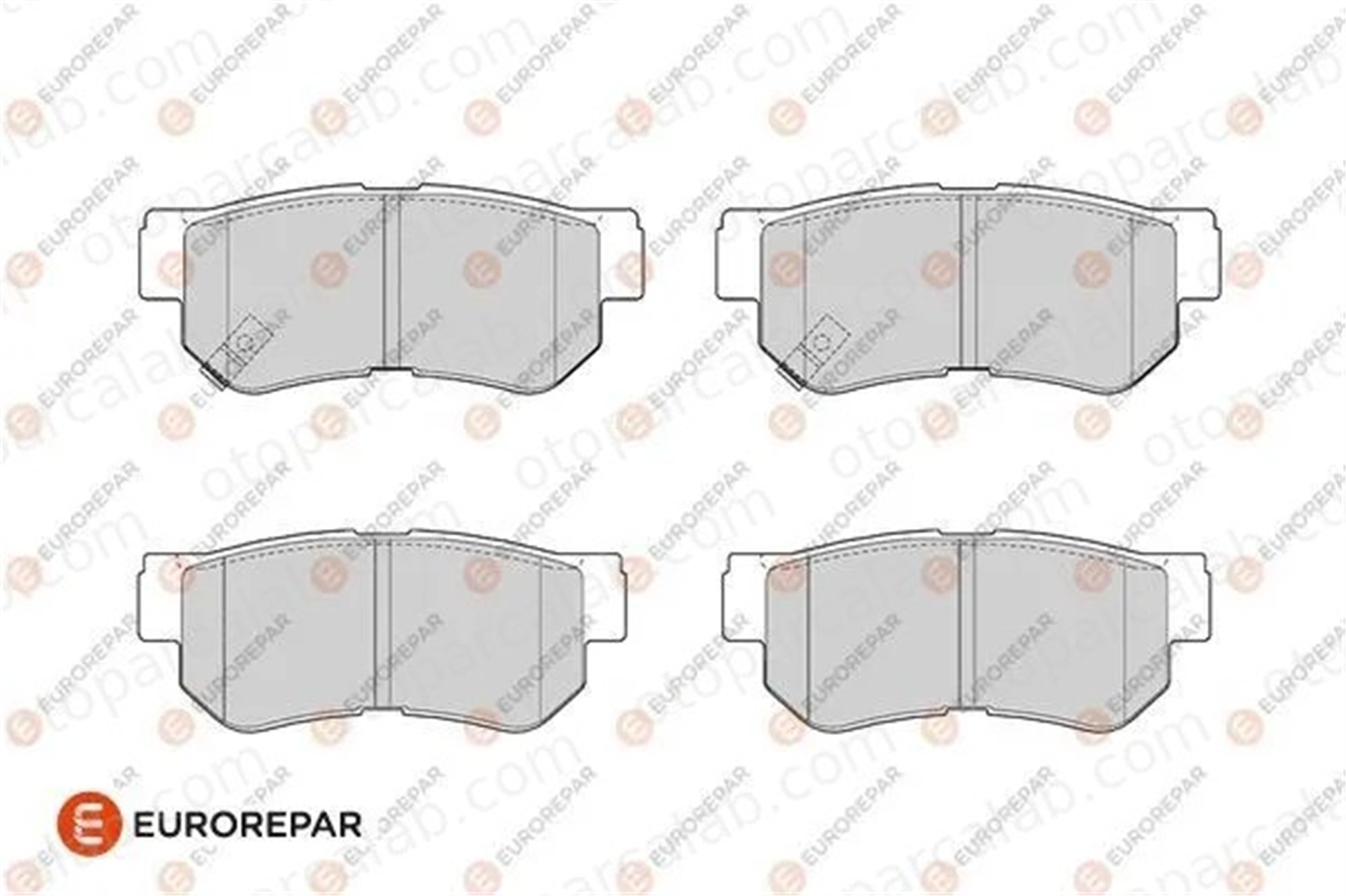 FROW 569.1102.001 Fren Disk Balata Arka HYUNDAI TUCSON KIA SPORTAGE II 1682318280 26A0058302