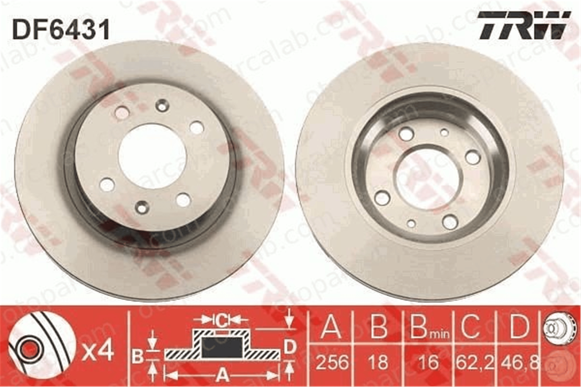 FROW 572.1101.007 Fren Disk Ayna Ön Sağ ve Sol HYUNDAI i20 I 517121J500