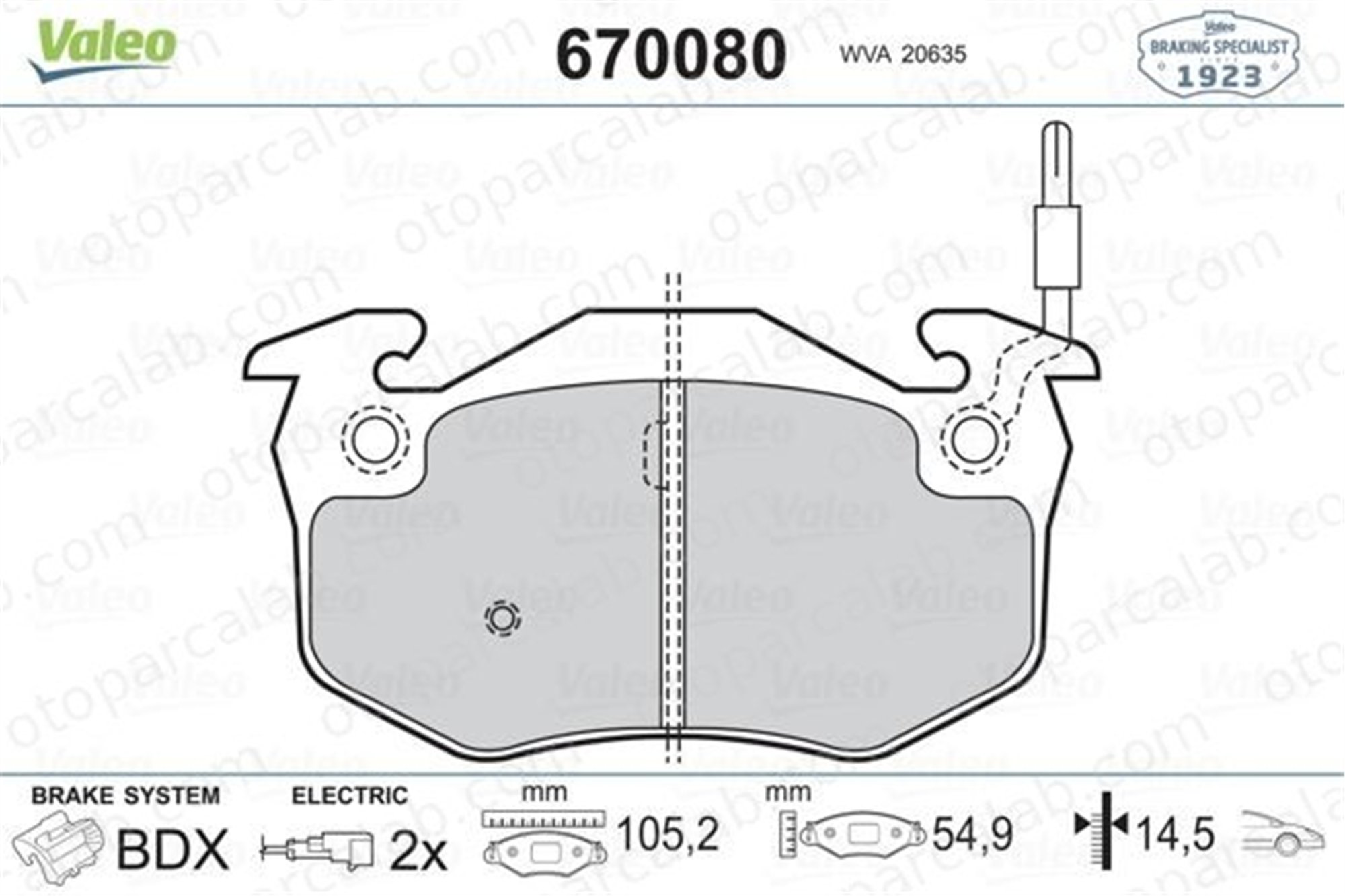 FTE 9001223 Fren Disk Balata Ön RENAULT RAPID Kasa/büyük limuzin SUPER 5 7701202213 7701202227