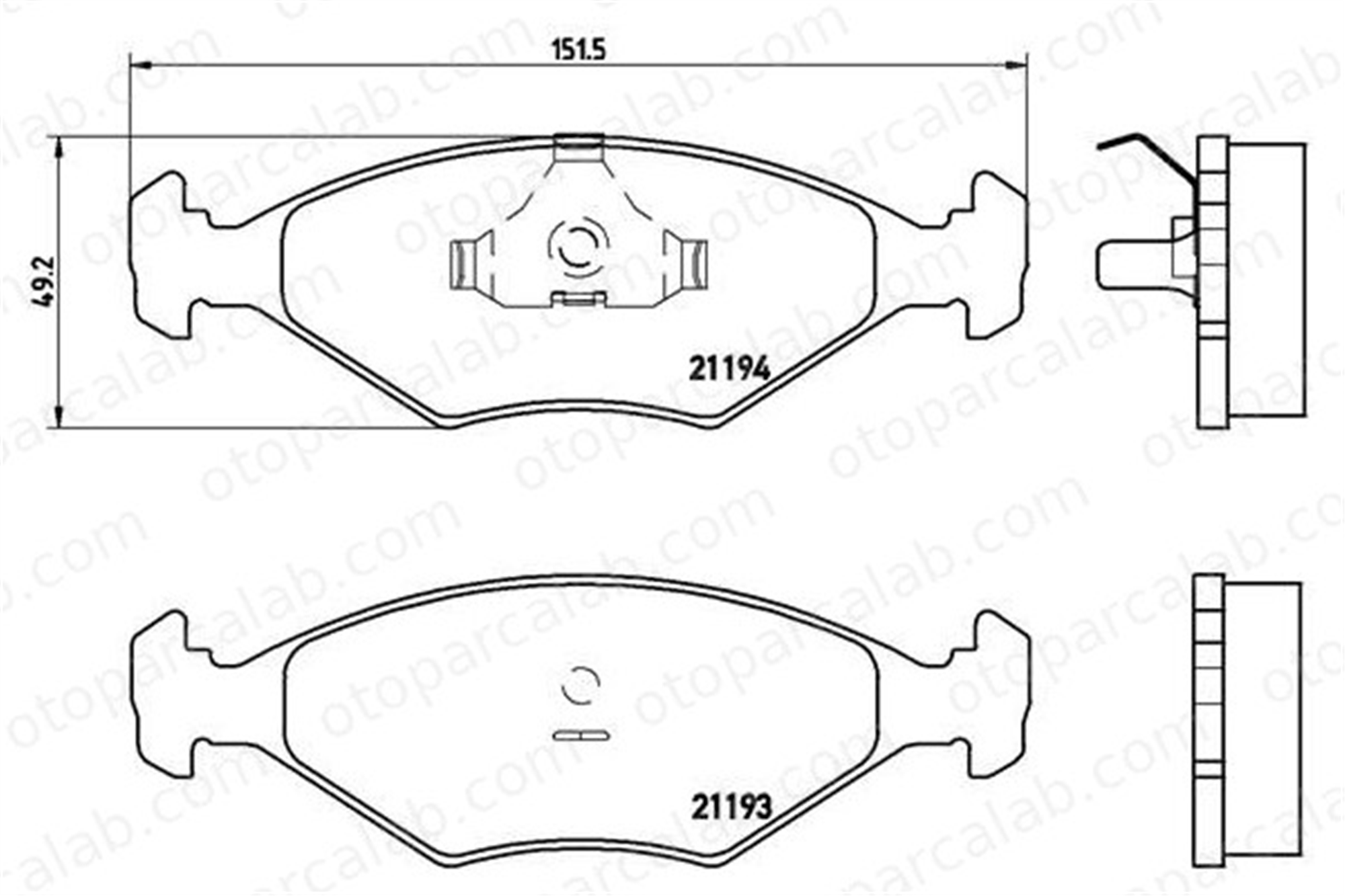 FTE 9001527 Fren Disk Balata Ön FIAT FIORINO Kasa/büyük limuzin INNOCENTI ELBA 71738153 5882984