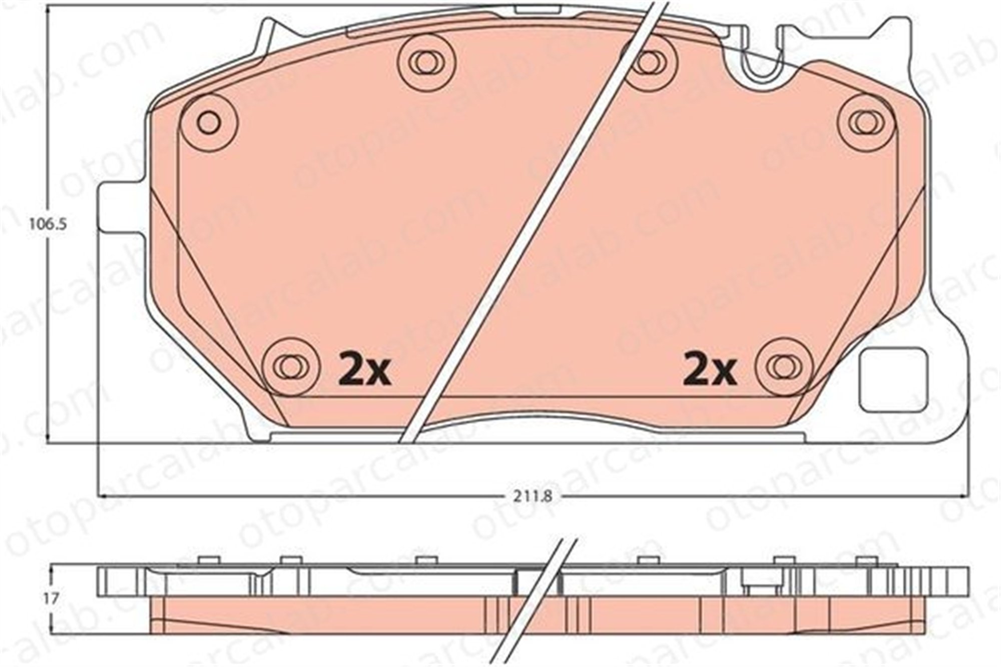 FTE 9001595 Fren Disk Balata Ön PORSCHE PANAMERA PANAMERA Sport Turismo 971698151C