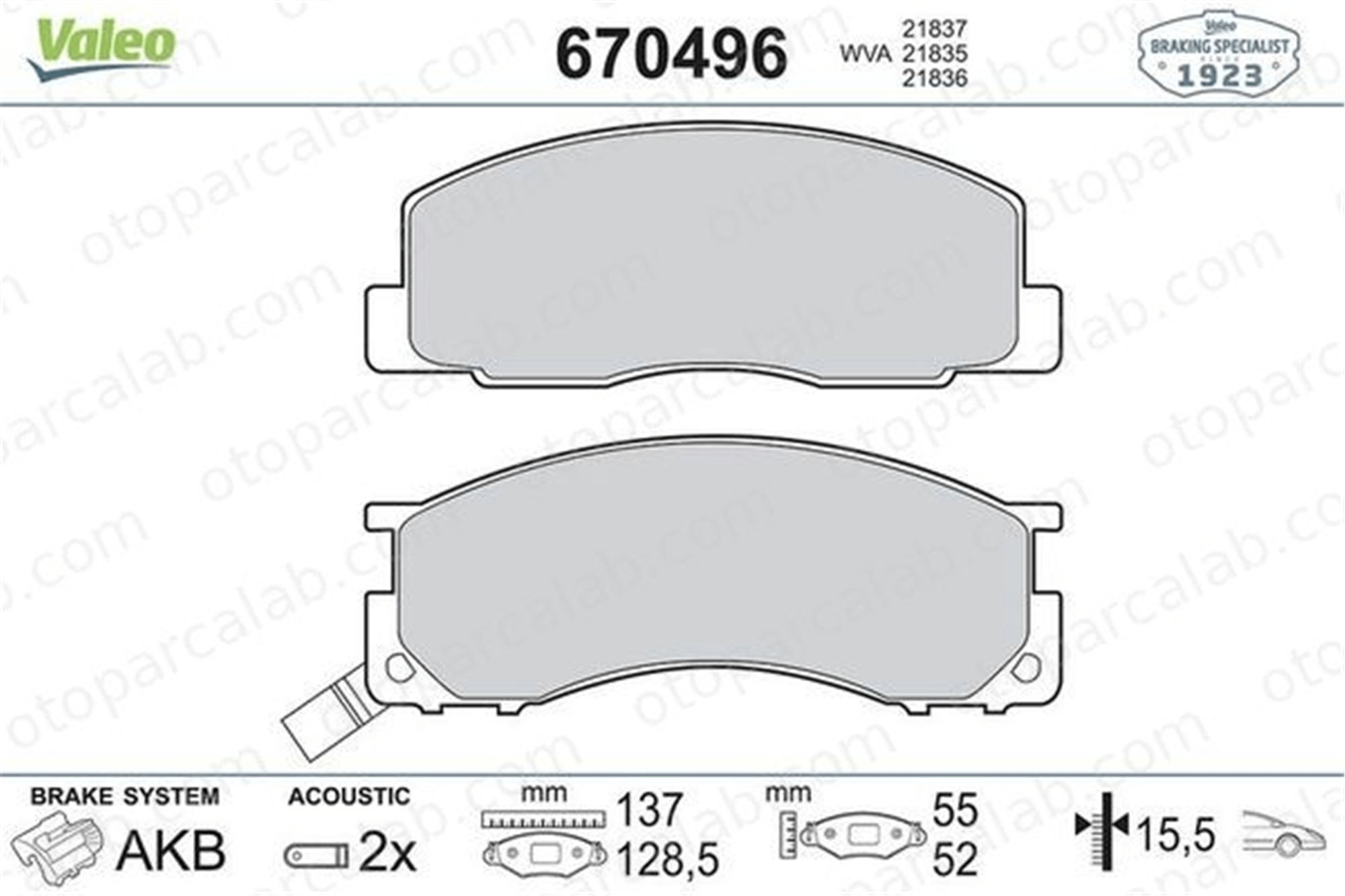 FTE 9001672 Fren Disk Balata Ön TOYOTA PREVIA I 446528340 446528350