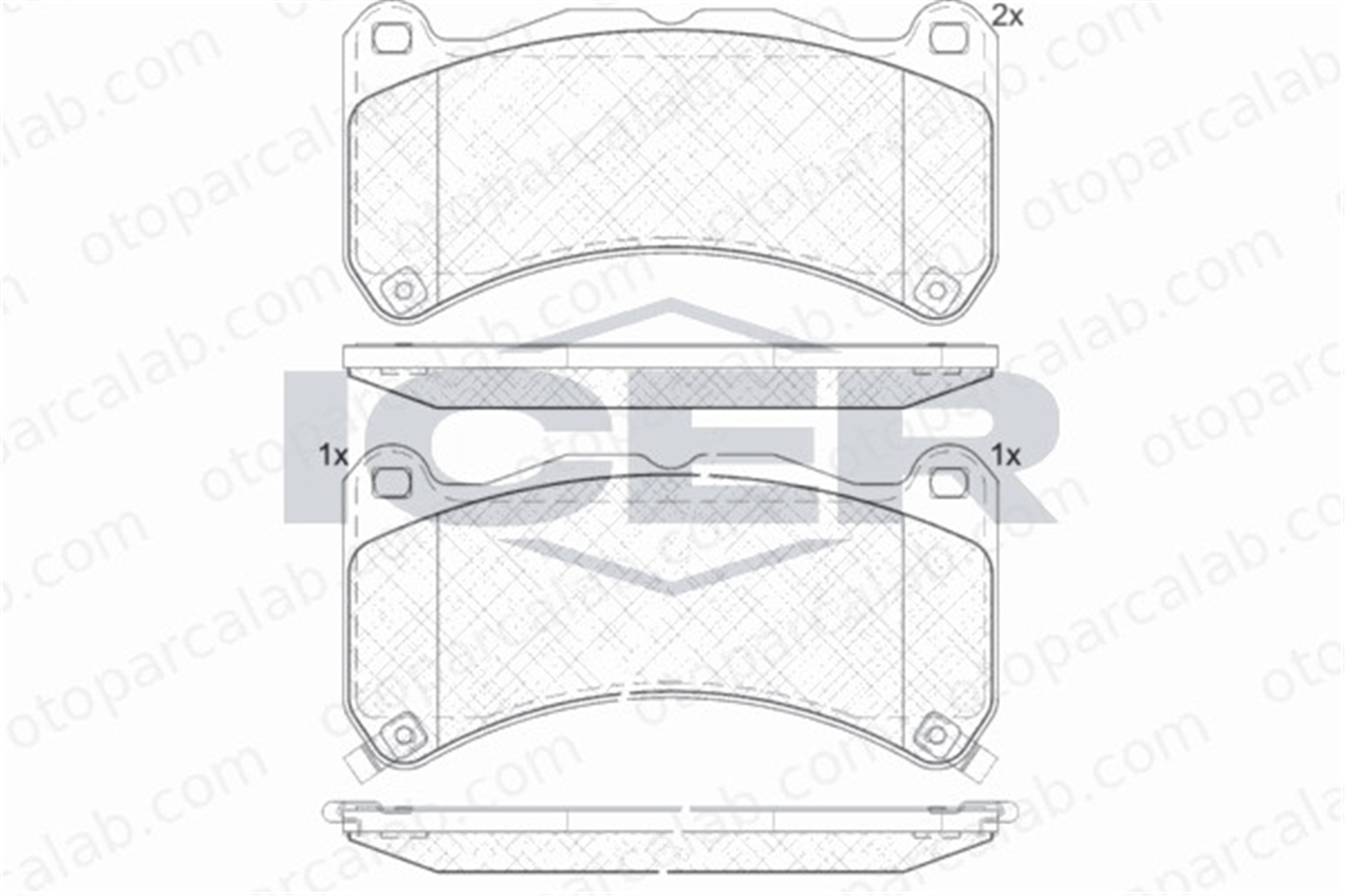 FTE 9001776 Fren Disk Balata Ön SUBARU WRX Sedan LEXUS IS II 44650W120 04465-0W120