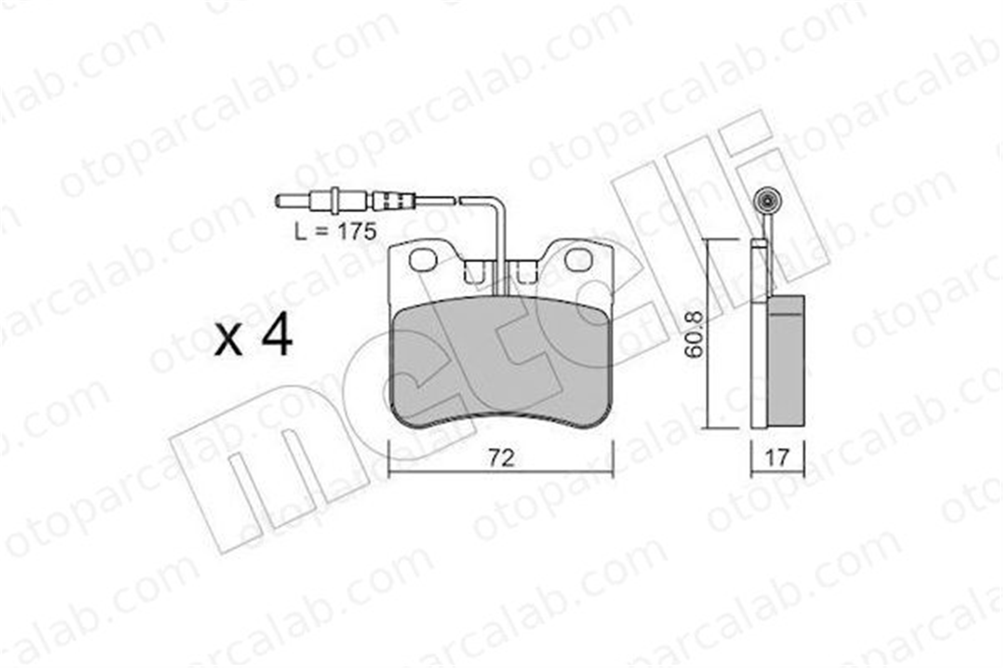 FTE 9001850 Fren Disk Balata Ön CITROËN AX PEUGEOT 106 I 425090 95569340