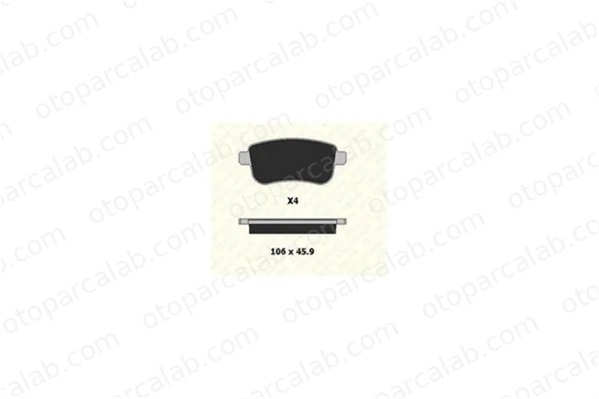FTE 9005022 Fren Disk Balata Arka RENAULT MEGANE III Hatchback MEGANE III Coupe 440601416R 440603734R