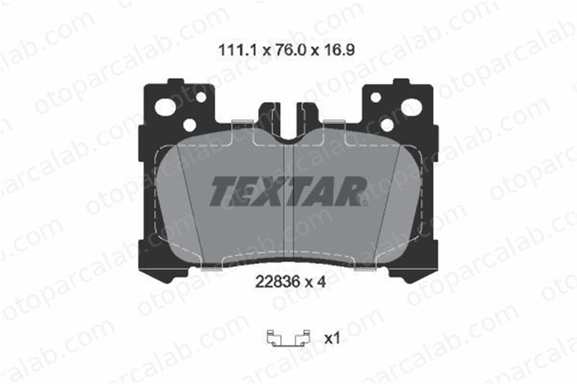 FTE 9005190 Fren Disk Balata Arka LEXUS LC Coupe LS 446611010 0446611010