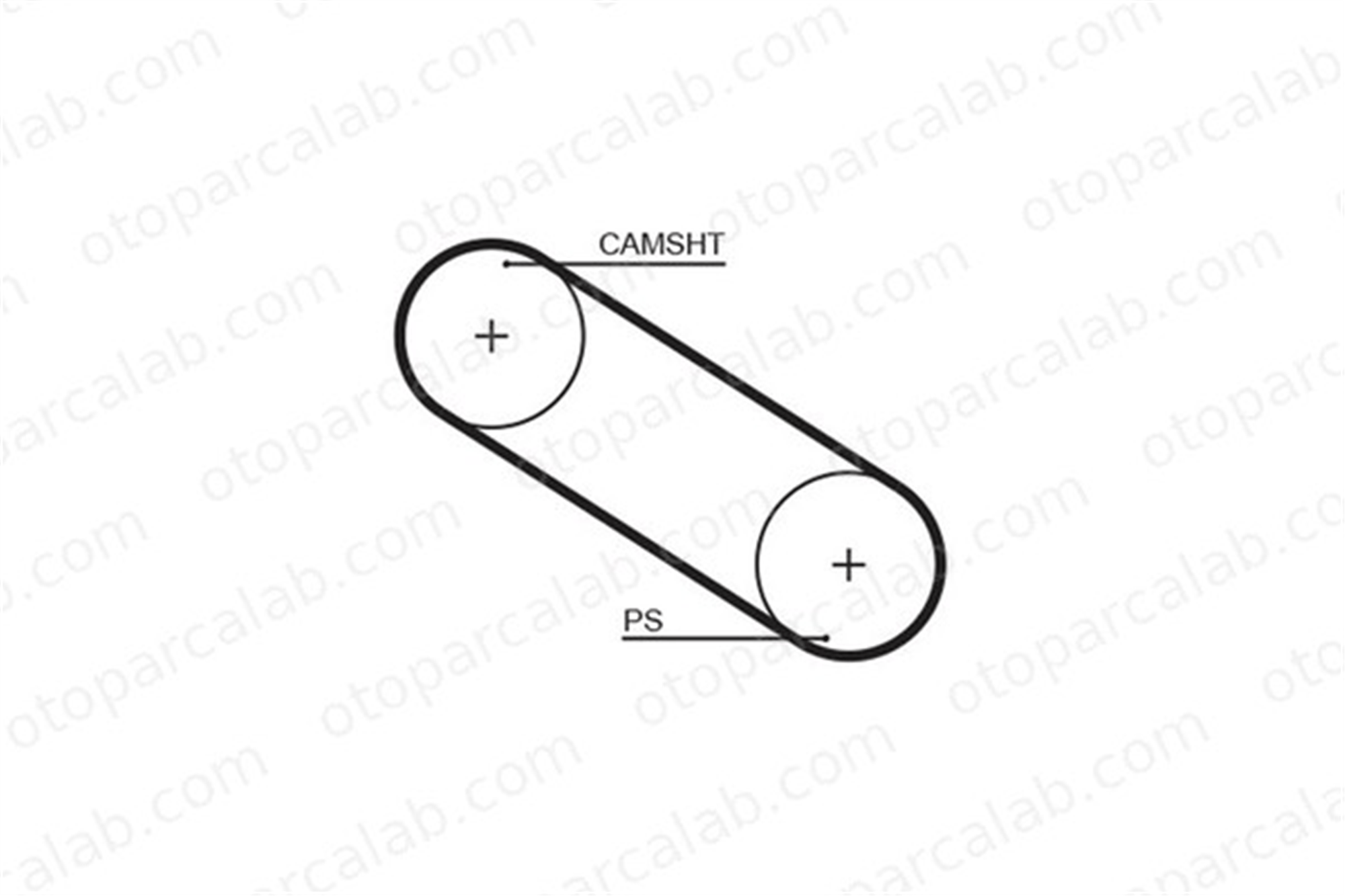 GATES 5026 Triger Kayışı FIAT 132 ARGENTA 4387012 4320965