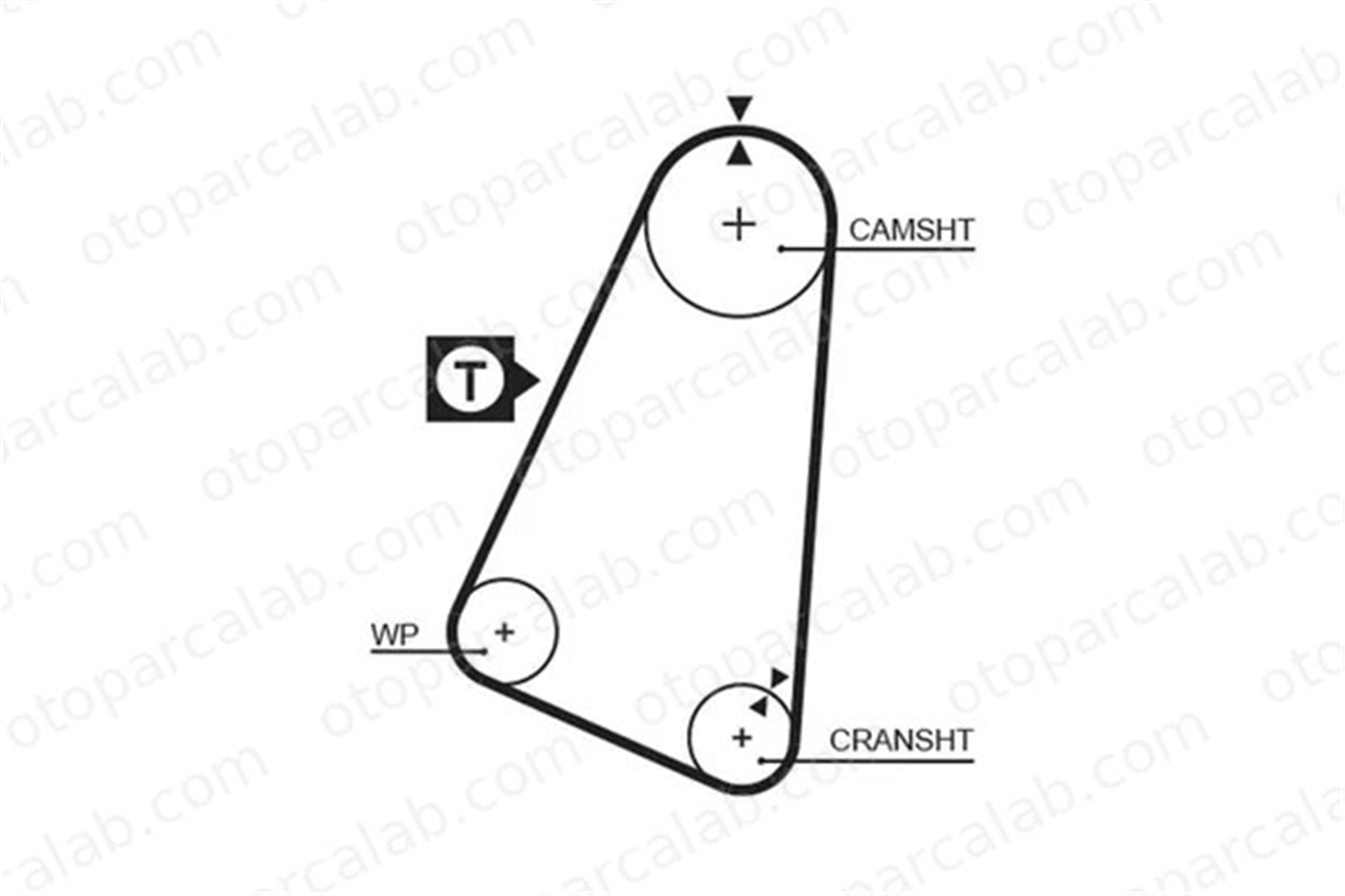 GATES 5030 Triger Kayışı OPEL KADETT D CORSA A Hatchback 636357 90080214