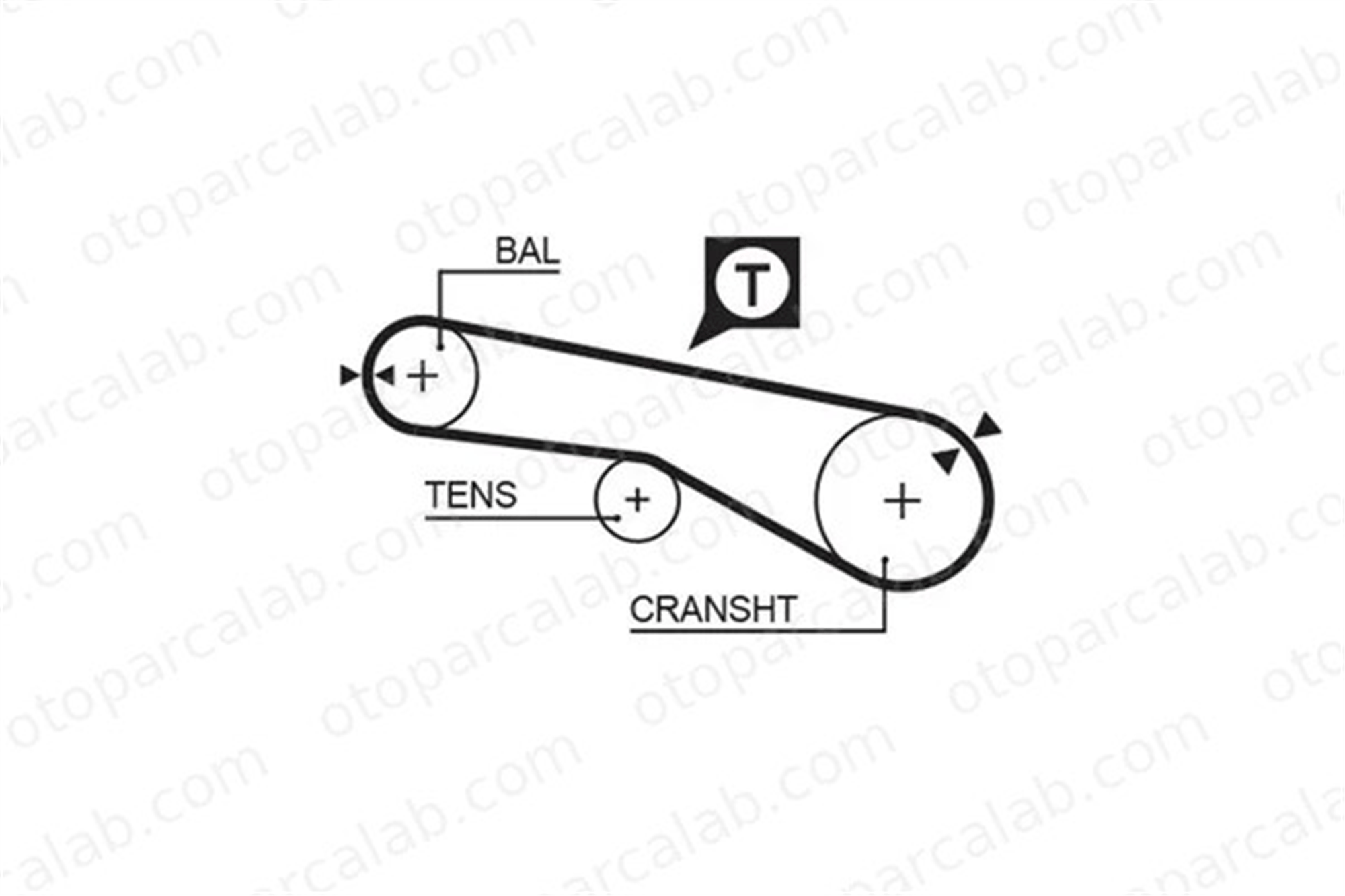 GATES 5074XS Triger Kayışı MITSUBISHI SPACE WAGON L 300 III Minibüs/Otobüs 23356 32010