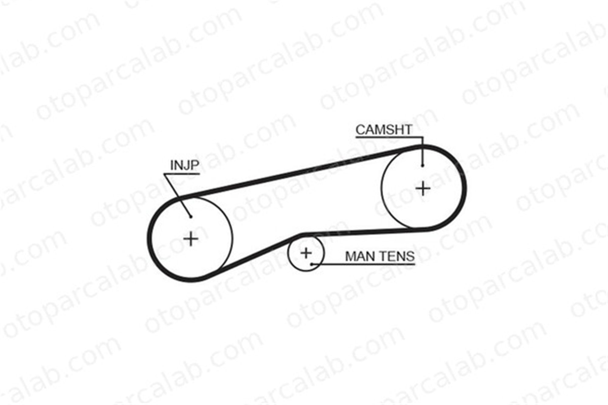 GATES 5093 Triger Kayışı DAIHATSU CHARADE II CHARADE III 1356887704000 PMTB391