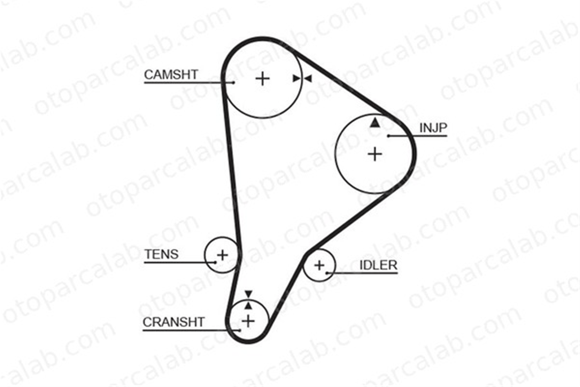 GATES 5118 Triger Kayışı TOYOTA HILUX IV Pick-up CRESSIDA Sedan 1356854050 1356854051