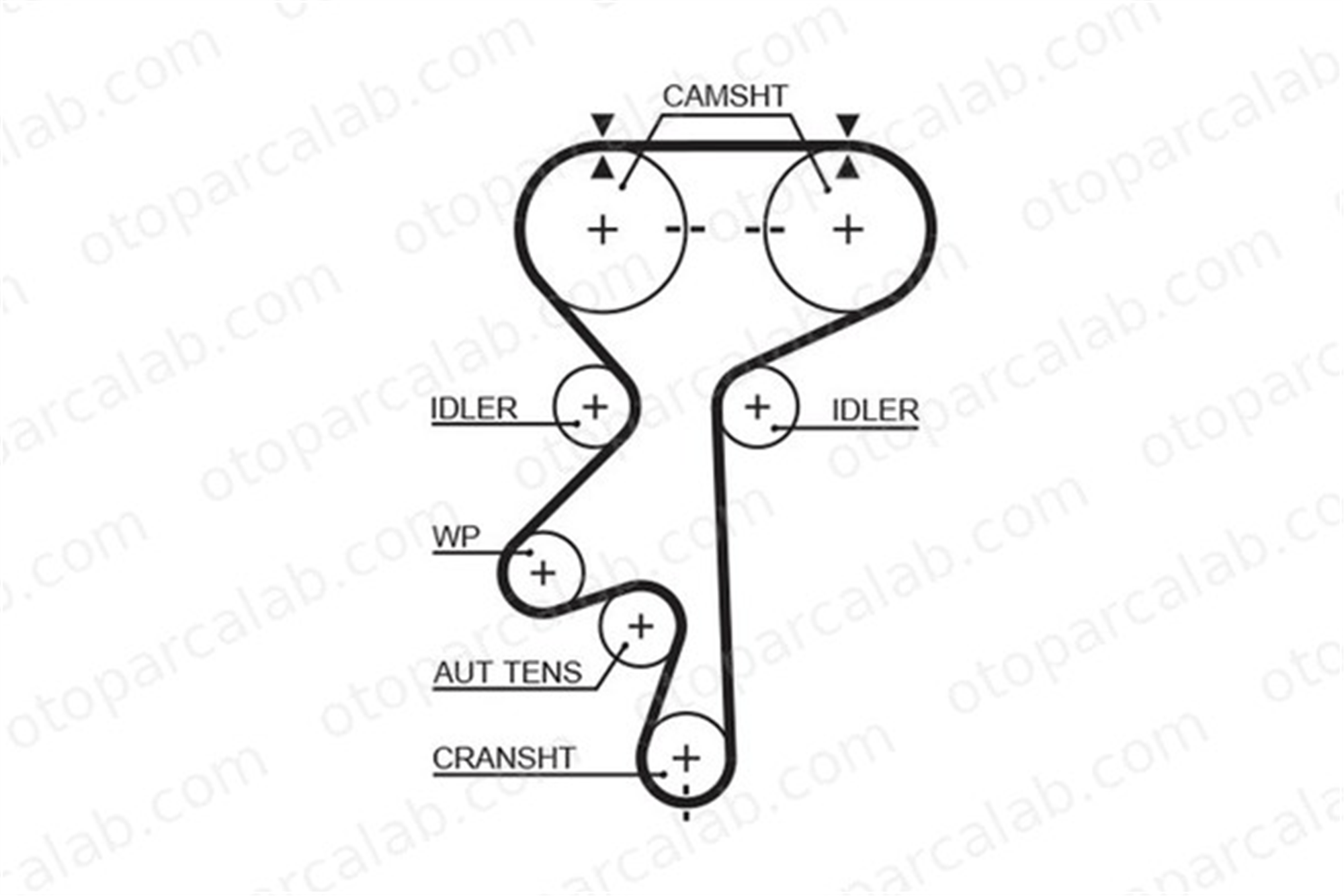 GATES 5461XS Triger Kayışı OPEL ANTARA A CHEVROLET CAPTIVA 92065902 90499525