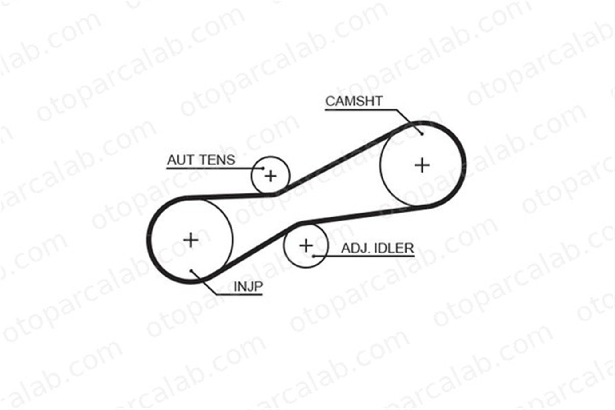 GATES 5494XS Triger Kayışı VW LT 28-35 II Minibüs/Otobüs LT 28-46 II Panelvan/Van 74130113J 074130113J