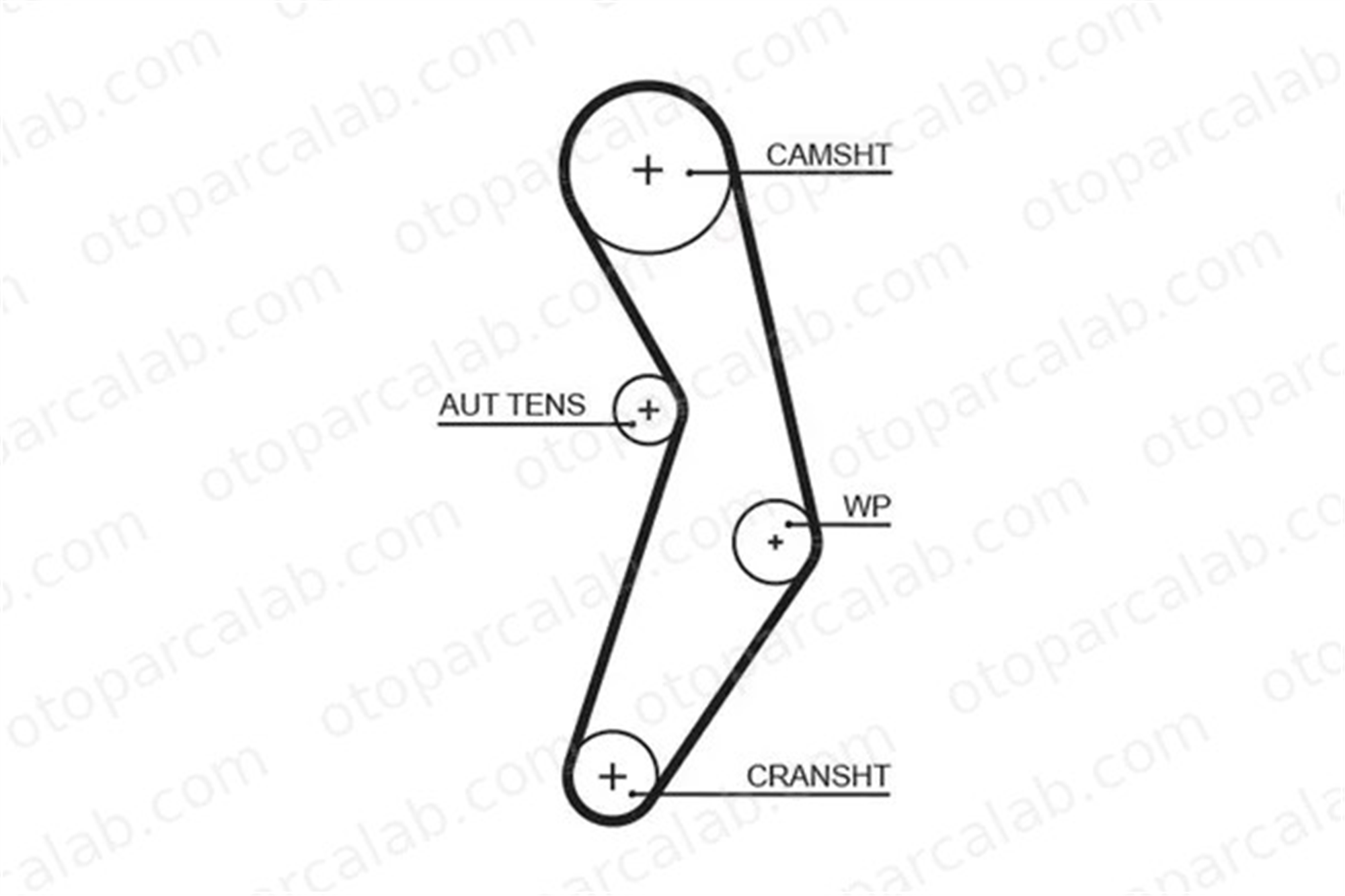 GATES 5503XS Triger Kayışı ALFA ROMEO MITO GIULIETTA 46403659 PMTB395