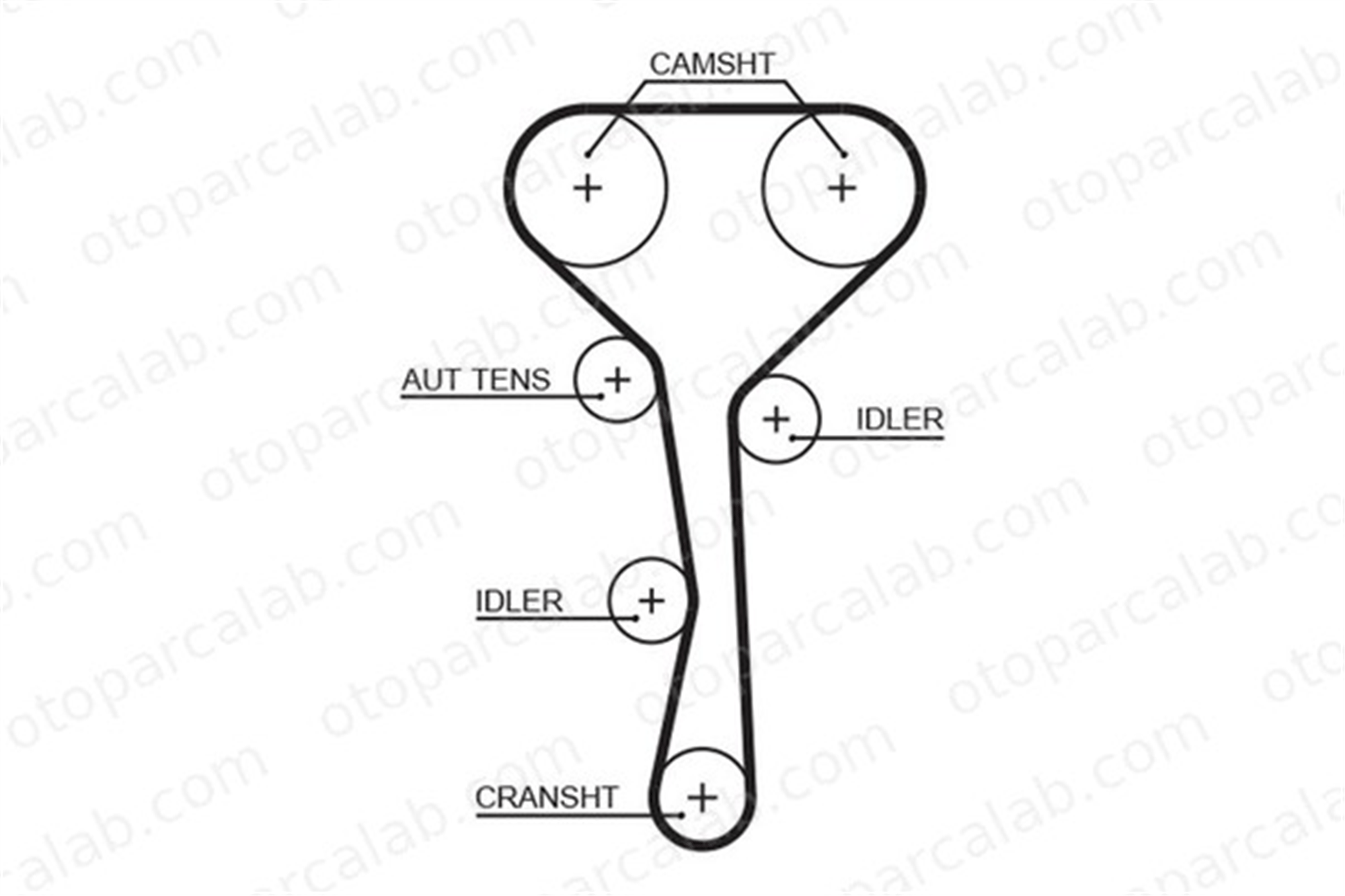 GATES 5507XS Triger Kayışı RENAULT SCÉNIC I MPV CLIO II 8200088894 PMTB440