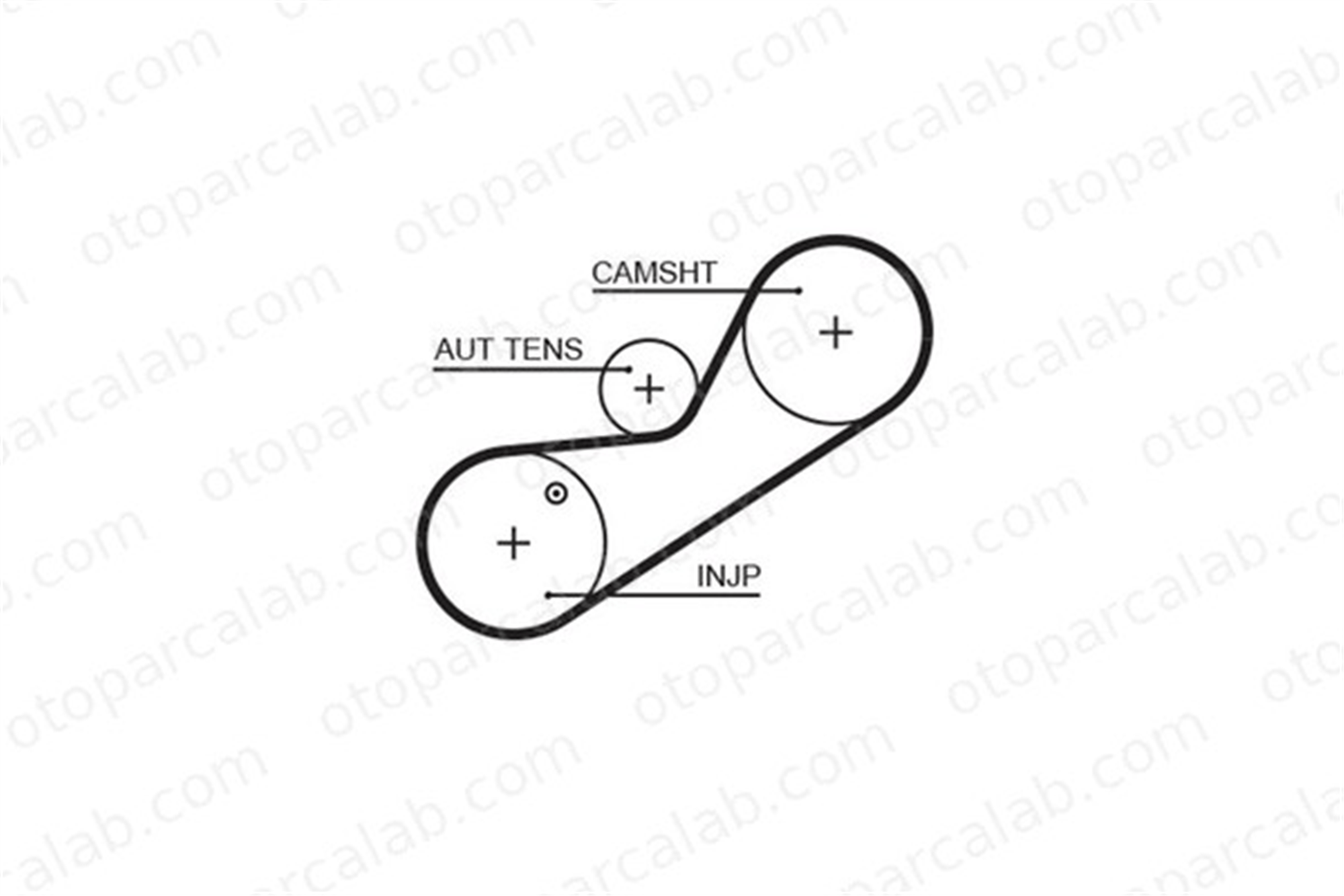 GATES 5546XS Triger Kayışı MG MG ZR MG ZS MVF100040 GTB2019XS