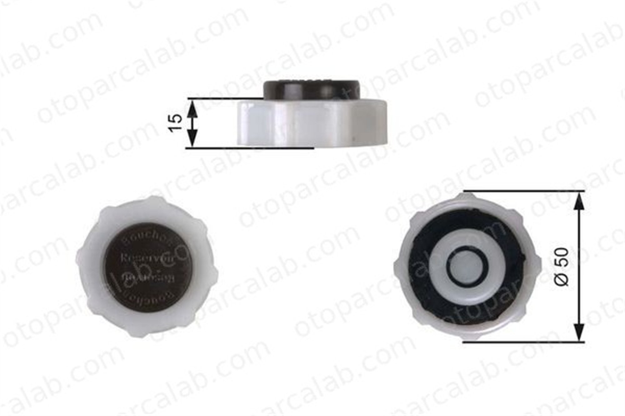 GATES RC222 Radyatör Yedek Su Depo Kapağı RENAULT 21 Sedan RAPID Kasa/büyük limuzin 7700805031 7700808836