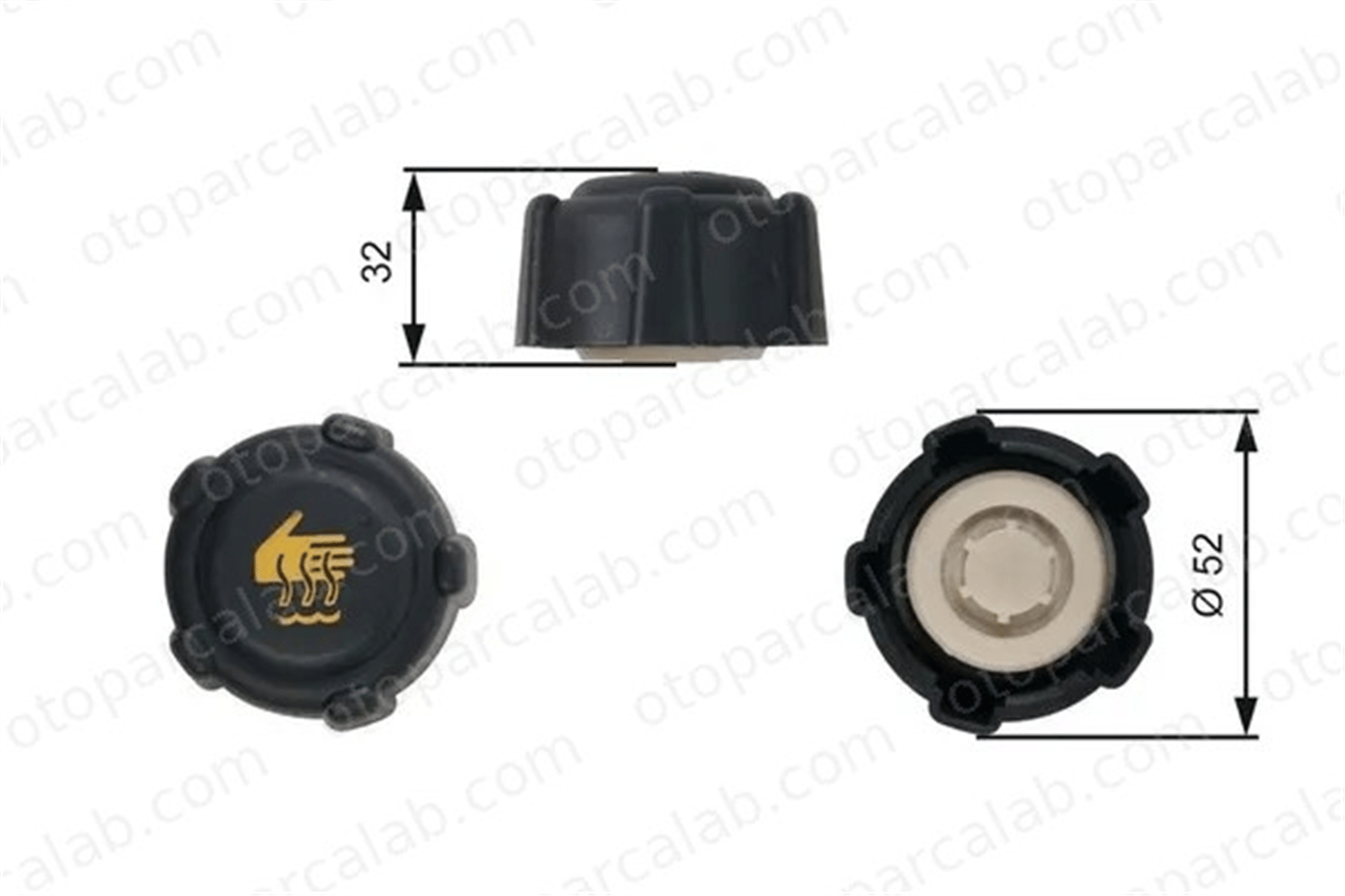 GATES RC223 Radyatör Yedek Su Depo Kapağı RENAULT KANGOO Express LAGUNA II Grandtour 8200048024 4155010015