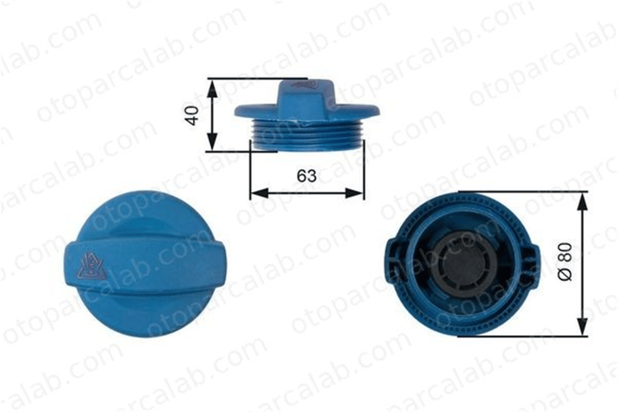GATES RC237 Radyatör Yedek Su Depo Kapağı AUDI A6 C6 Avant A6 C6 8E0121321