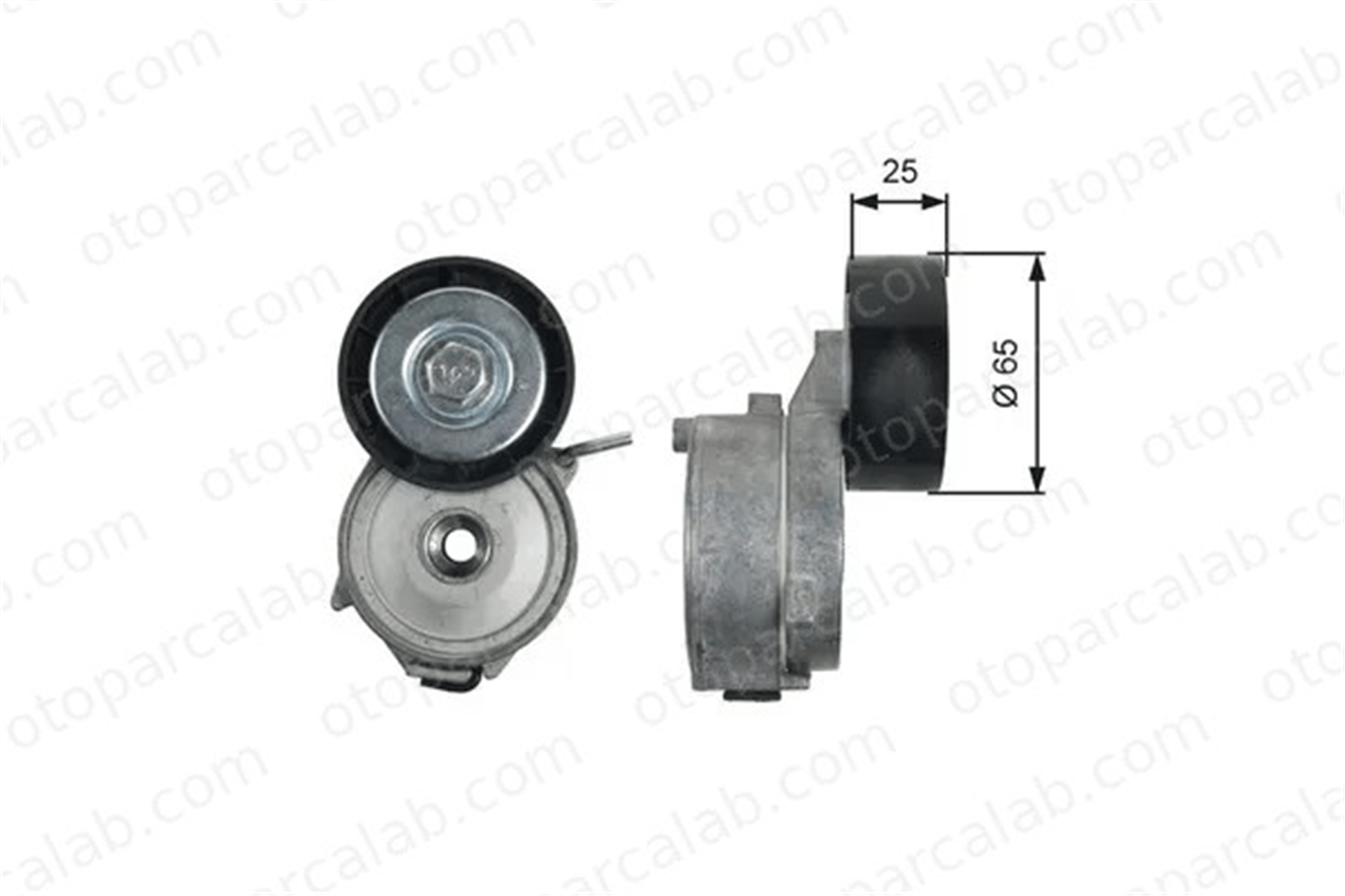GATES T39211 Vantilatör Kayış Gergi Rulmanı JAGUAR XF SPORTBRAKE XF I 1613840780 5751G0