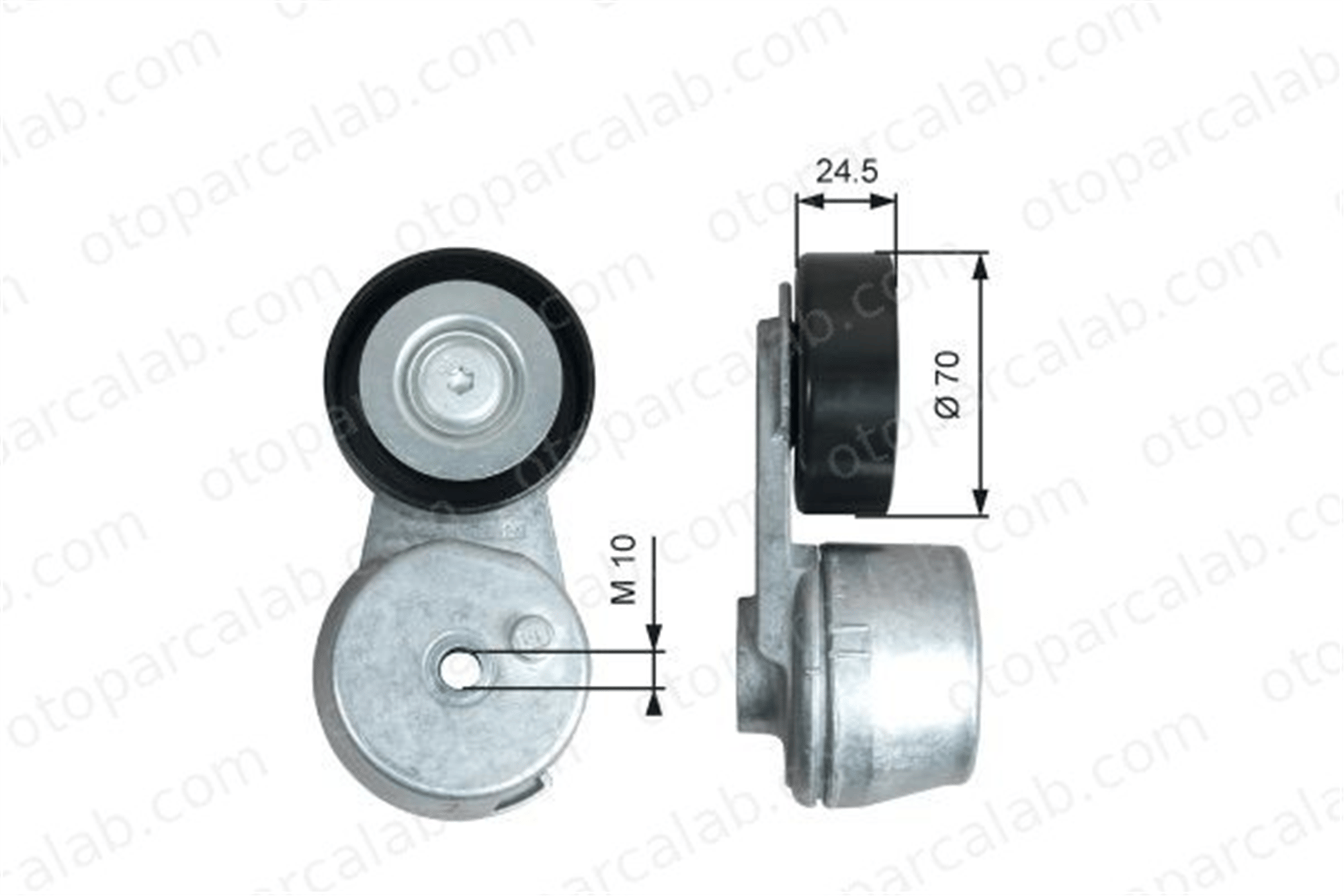 GATES T39375 Vantilatör Kayış Gergi Rulmanı OPEL ASTRA K ASTRA K Sports Tourer 1340081 12638689