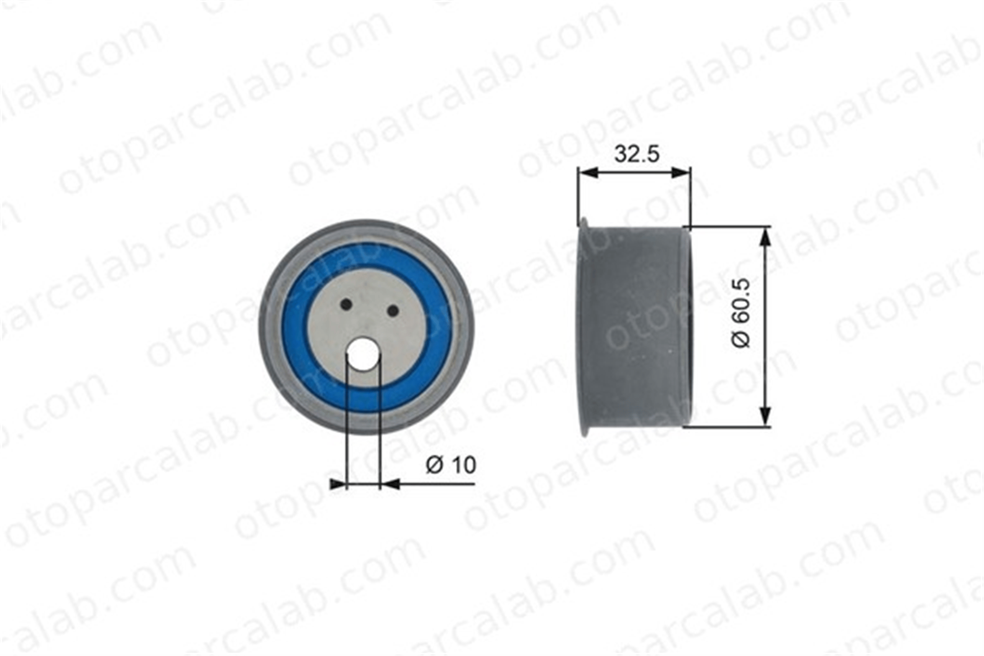 GATES T41054 Triger Gergi Rulmanı MITSUBISHI SPACE WAGON L400 Minibüs/Otobüs SMD182537 MD182537