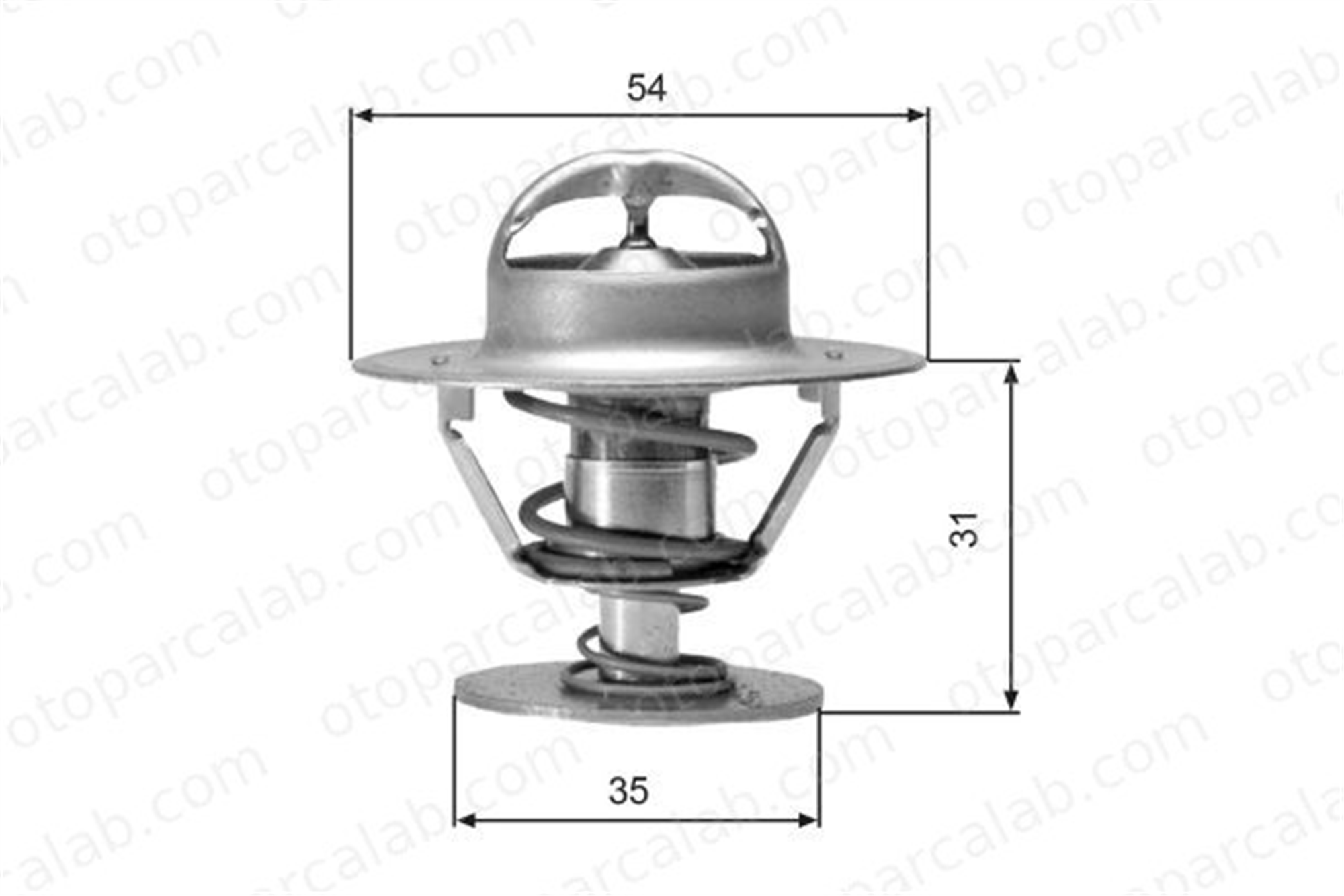 GATES TH00682G1 Termostat 82 °C OPEL MONZA A SENATOR A 56121113A 056121113A