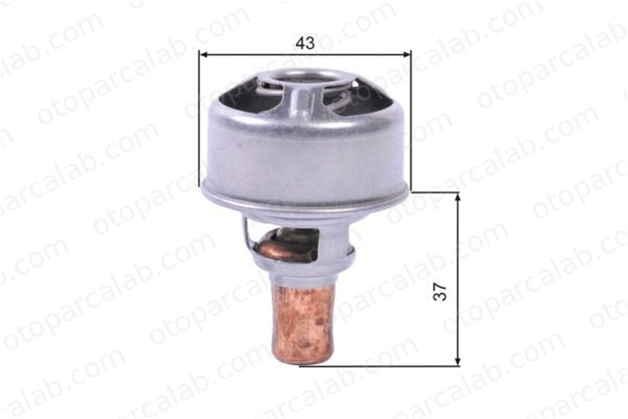GATES TH01483 Termostat 86 °C RENAULT 5 9 7700722762 7700619931