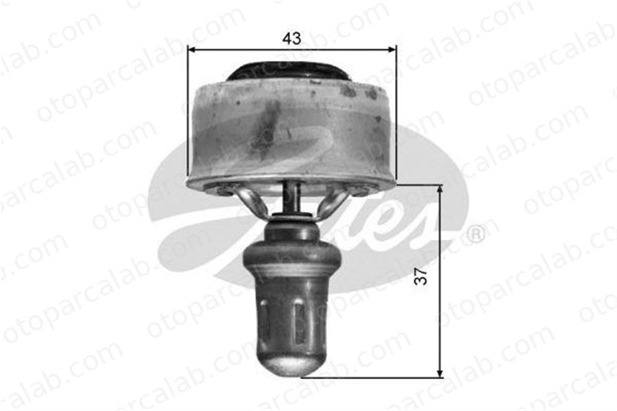 GATES TH01489 Termostat RENAULT 5 9 32672354 7701348347