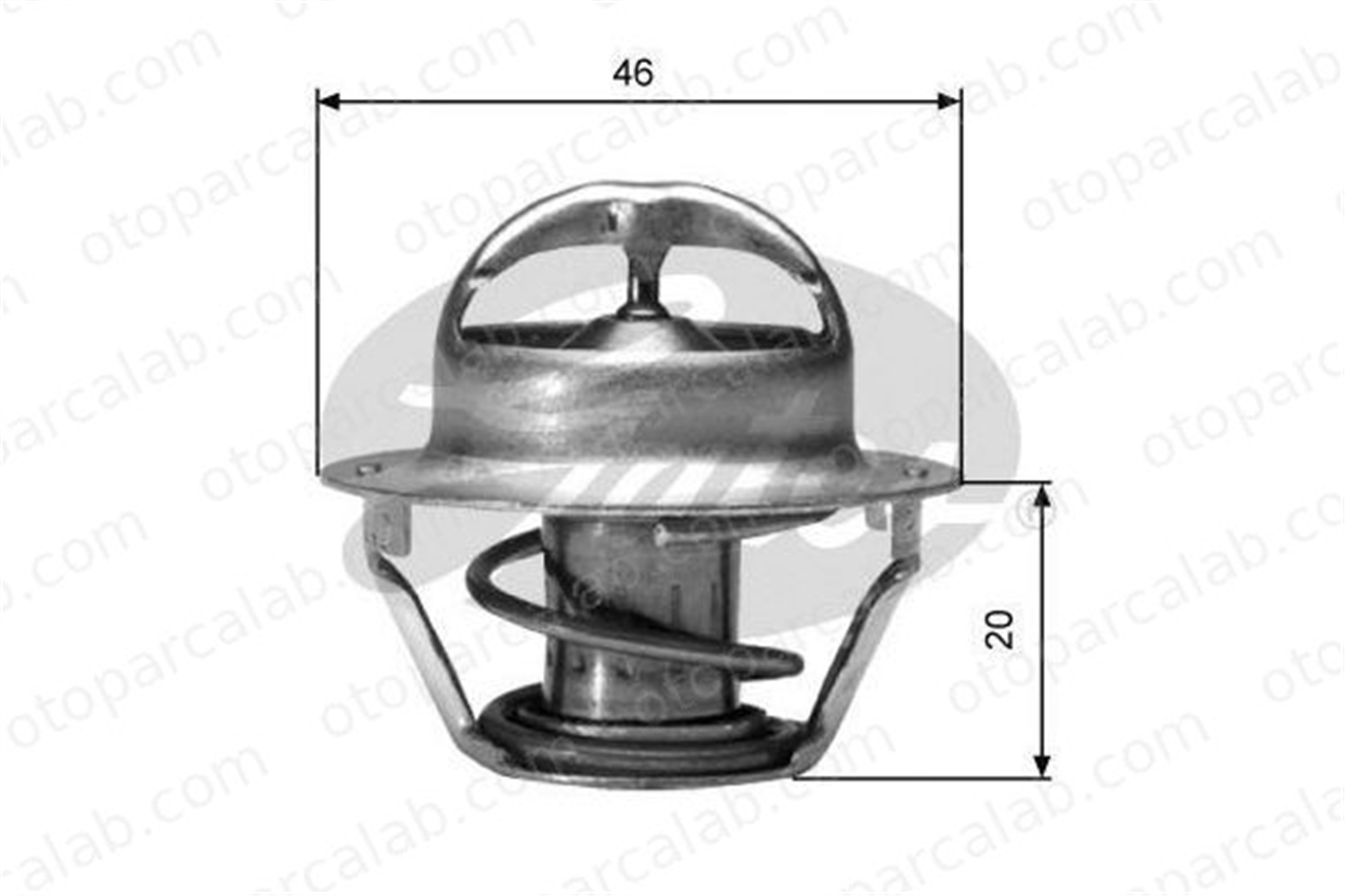GATES TH03091G1 Termostat CHEVROLET ASTRO Panelvan/Van S10 Pick-up TH03091G1 24505924