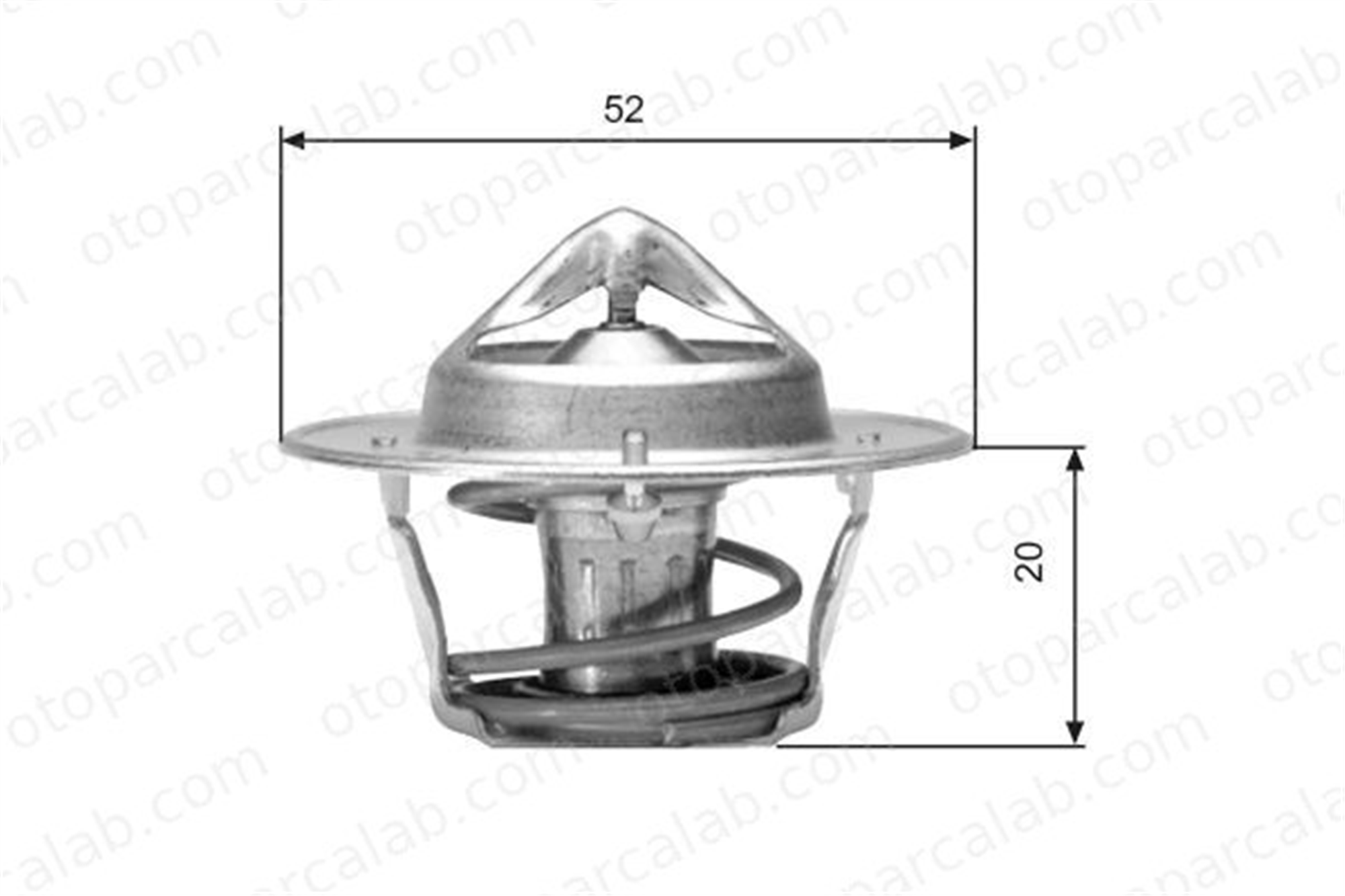 GATES TH04182G1 Termostat 82 °C SUZUKI SAMURAI SUV SAMURAI Açık arazi aracı 9091603054 9004833020