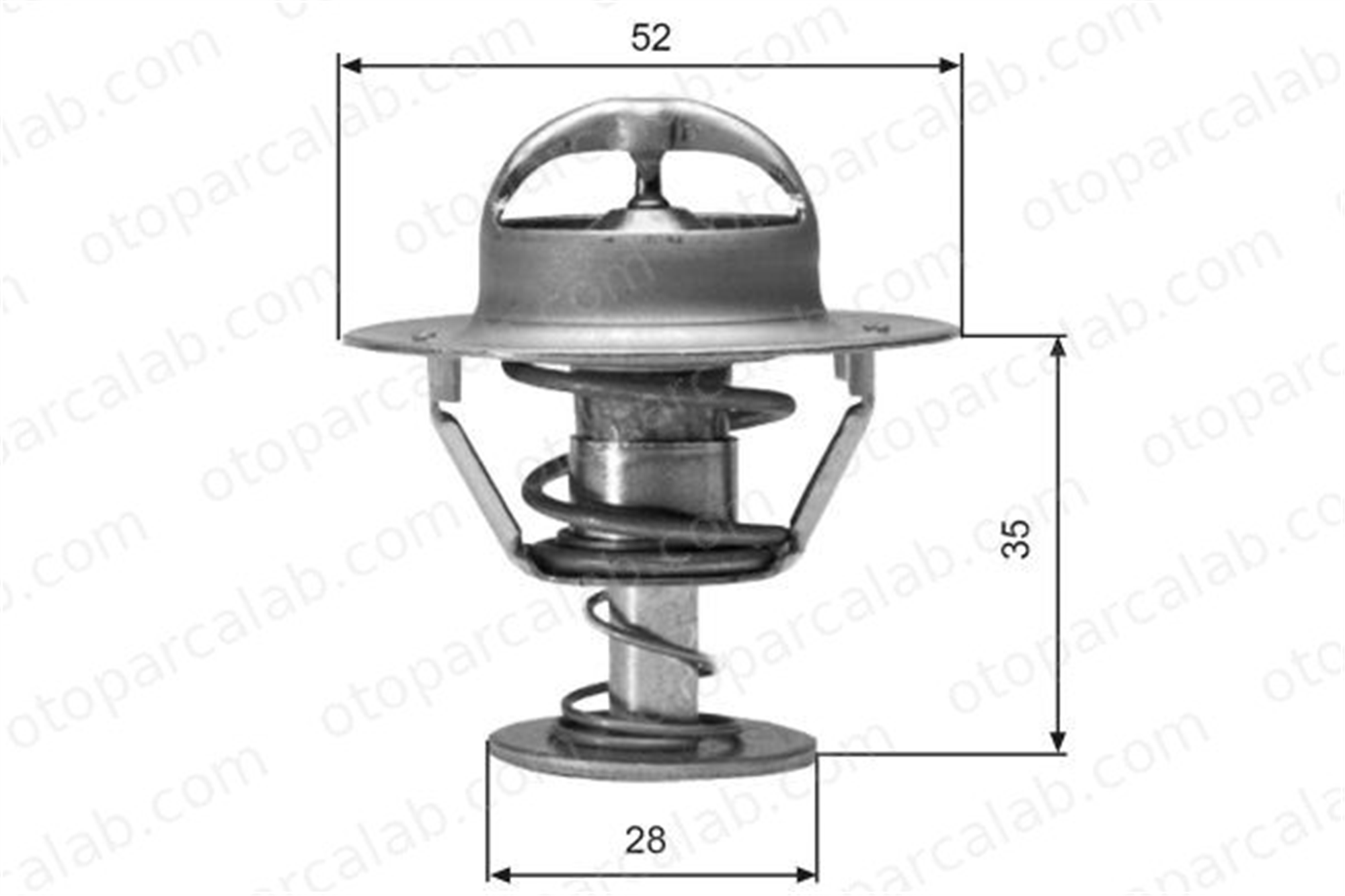GATES TH04382G1 Termostat MAZDA RX-7 II RX-7 II Cabrio 9091603081 9091603061