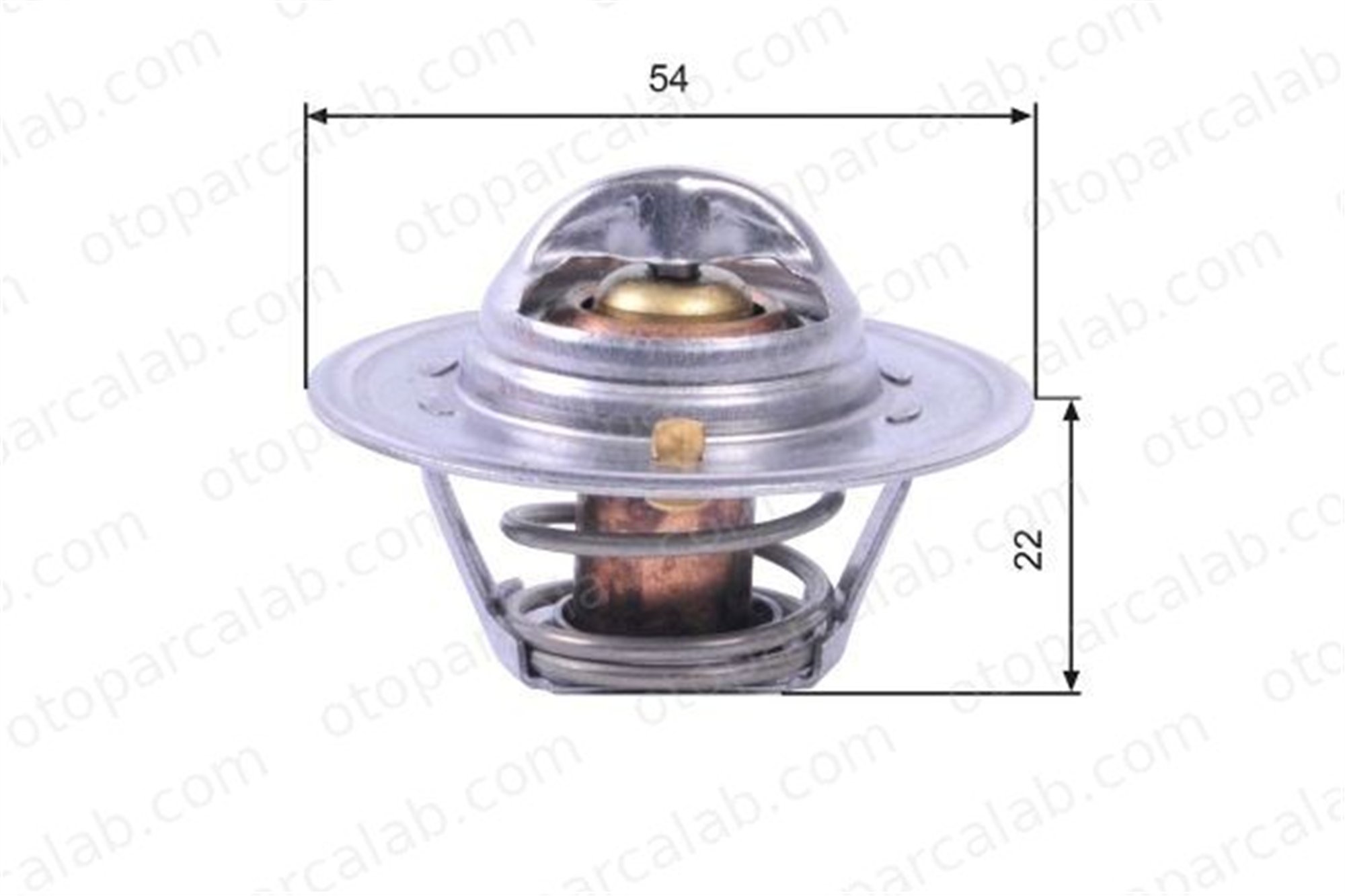 GATES TH12888G1 Termostat 88 °C FORD ESCORT I ESCORT II 21200BX000 105001106400