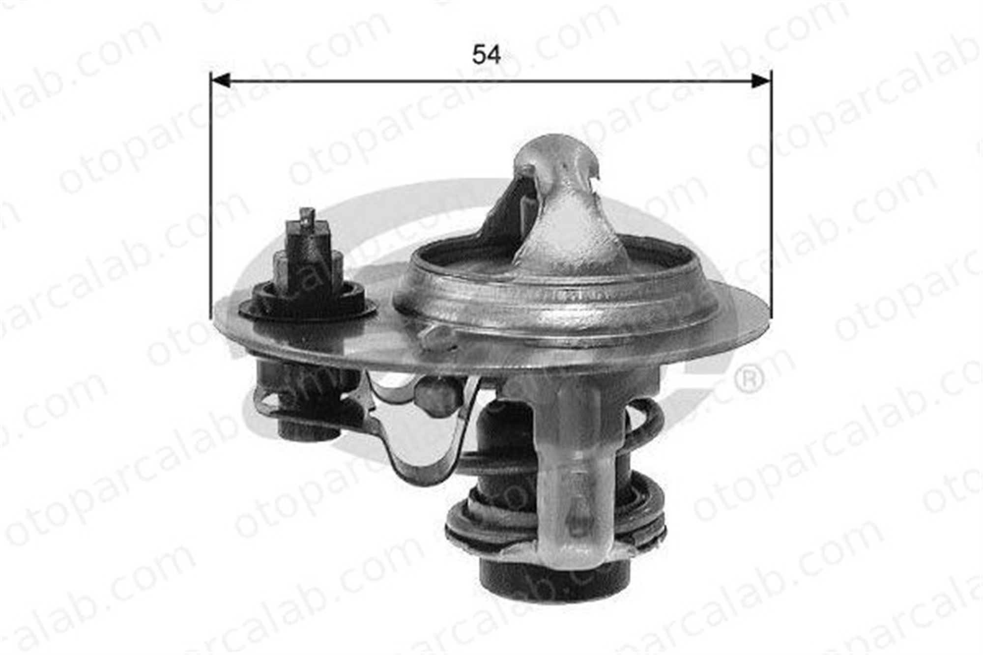 GATES TH30788G1 Termostat MAZDA E Panelvan/Van 626 III Station Wagon 8AG215171 94372762