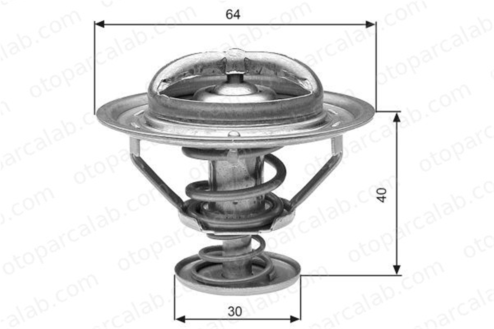 GATES TH31182G1 Termostat LEXUS LS TOYOTA MR2 II 9091603100 9091603094