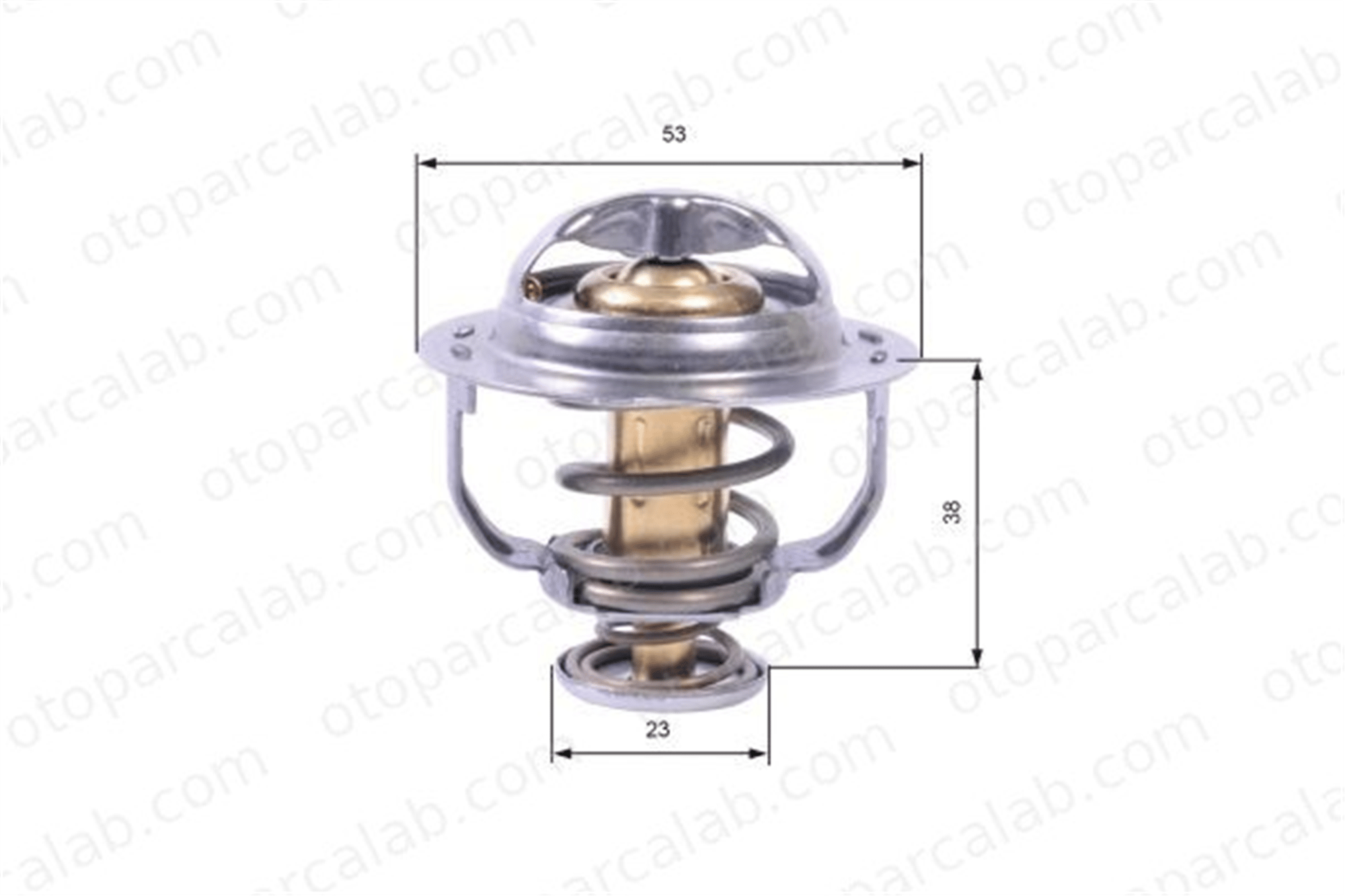 GATES TH42895G1 Termostat 95 °C AUDI A4 B8 A4 B8 Avant 6J121113A 06J121113A