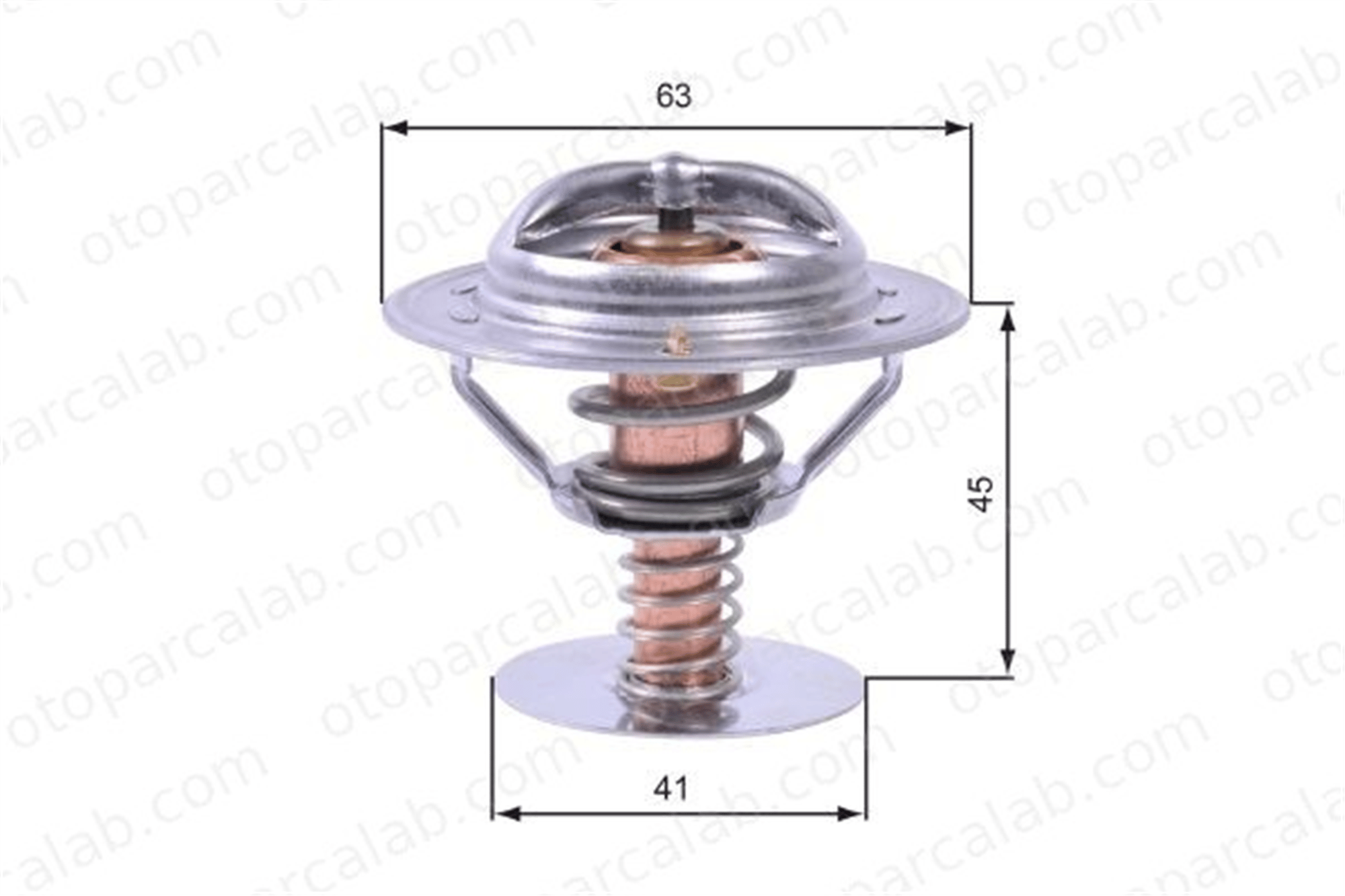 GATES TH43080 Termostat GAZ SOBOL KAMAZ 65115 TH43080 130610001