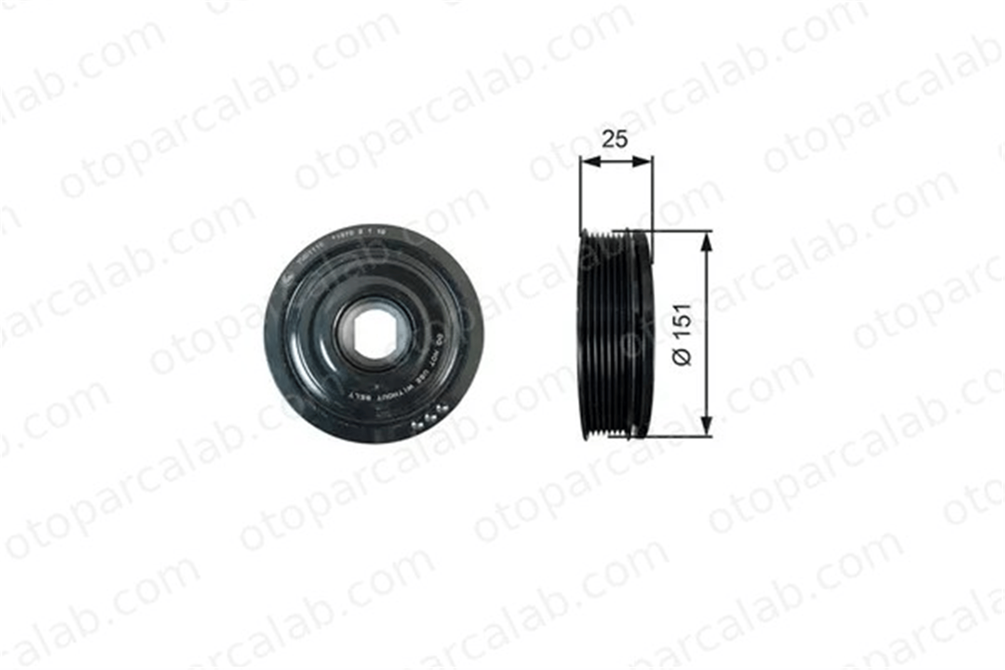 GATES TVD1110 Krank Kasnak NISSAN X-TRAIL III QASHQAI +2 A6260300103 6260300103