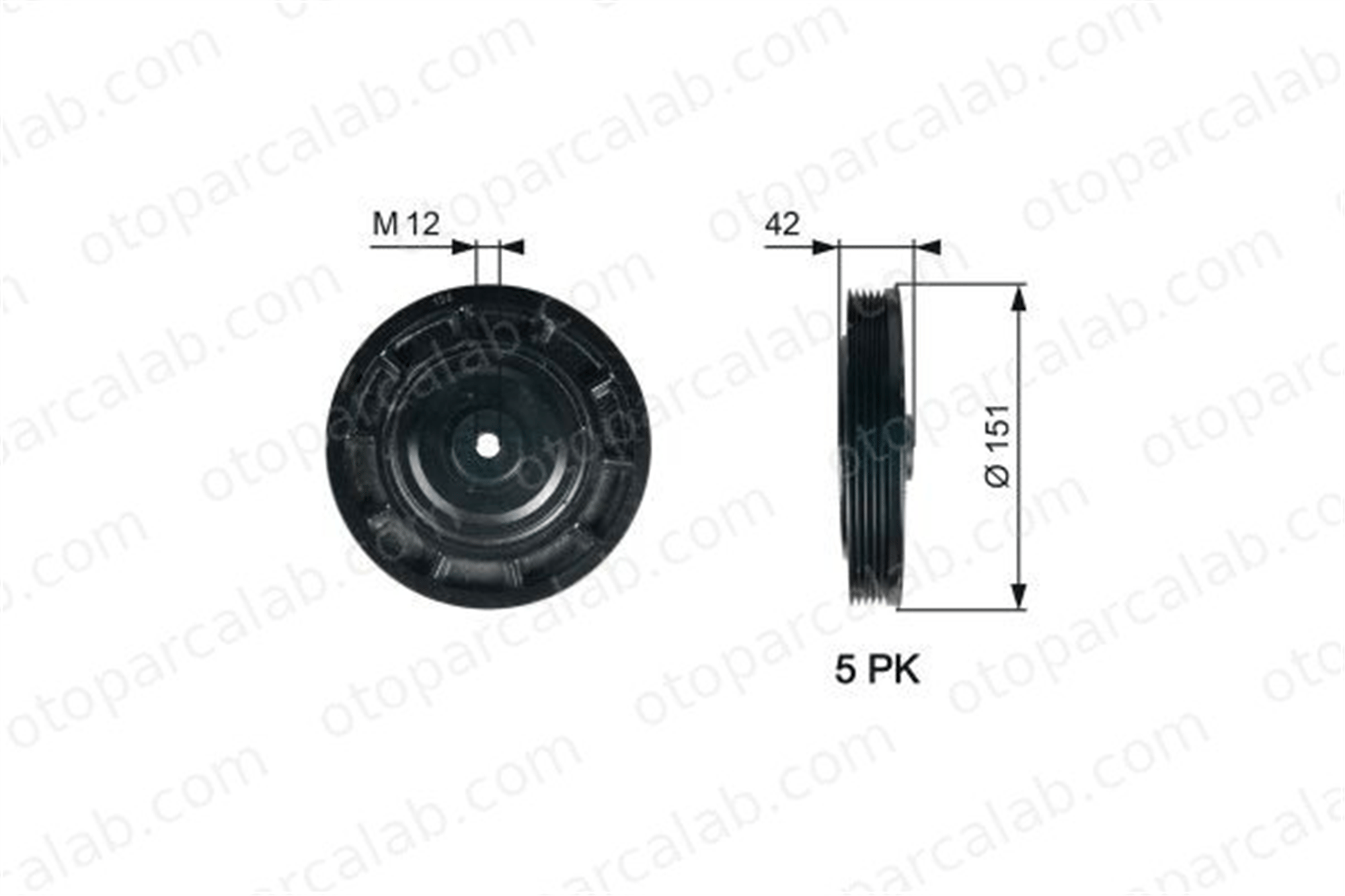 GATES TVD1116 Krank Kasnak RENAULT LAGUNA II LAGUNA II Grandtour 4413749 4414116