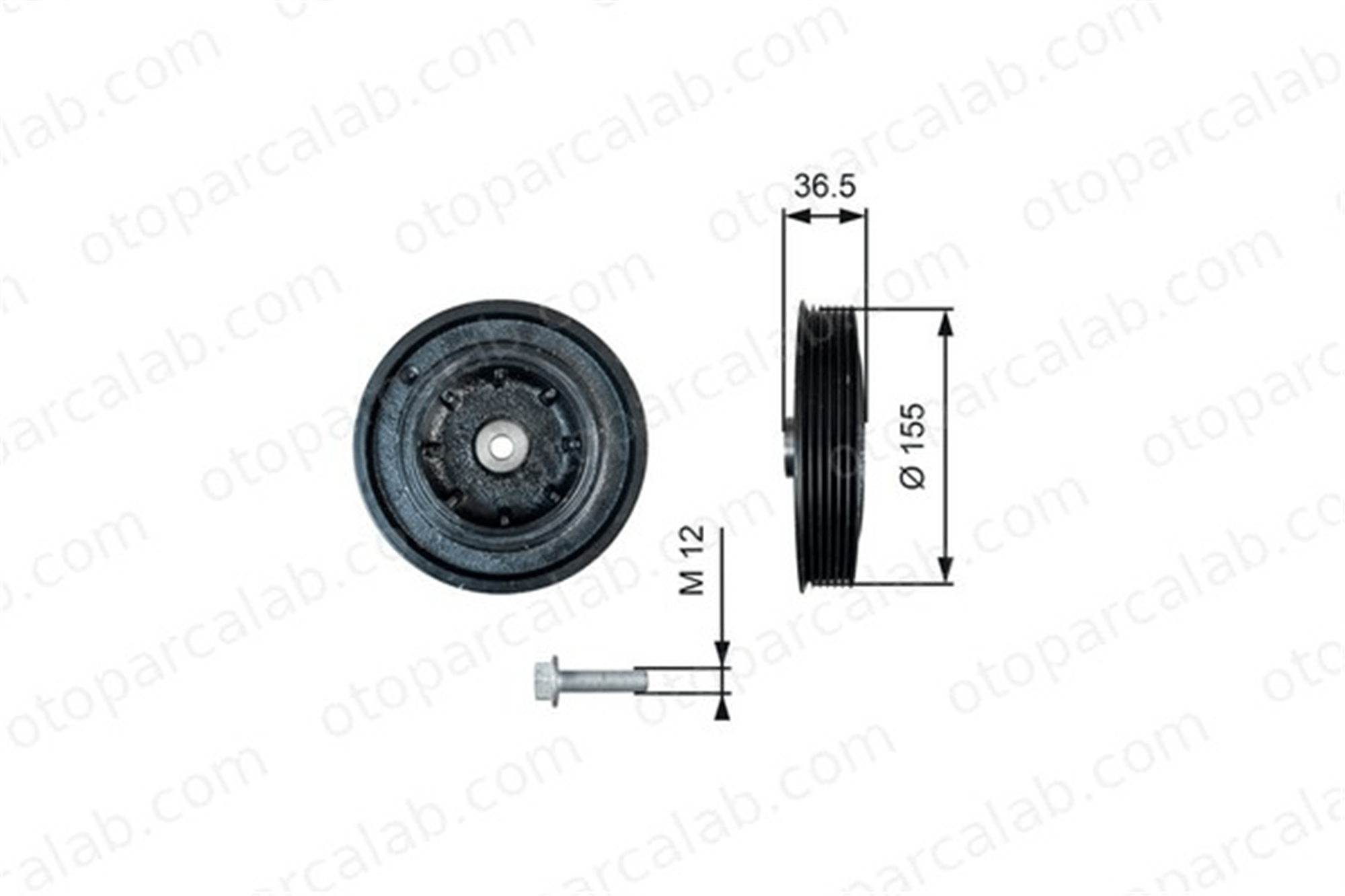 GATES TVD1128A Krank Kasnak RENAULT LAGUNA II LAGUNA II Grandtour 820038644677001137767700115766 4413748