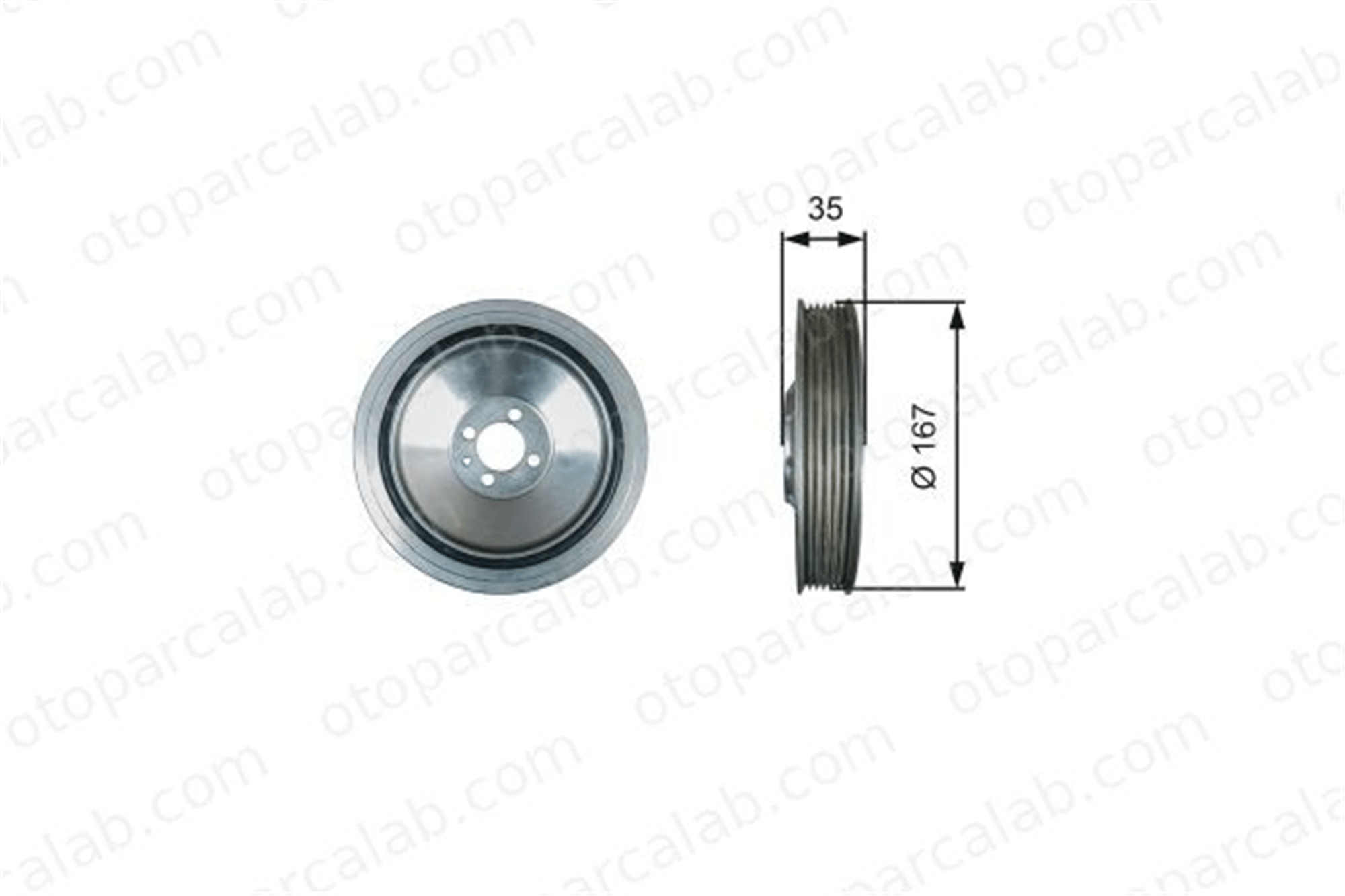 GATES TVD1135 Krank Kasnak ALFA ROMEO GIULIETTA GIULIA 55210310 55265660