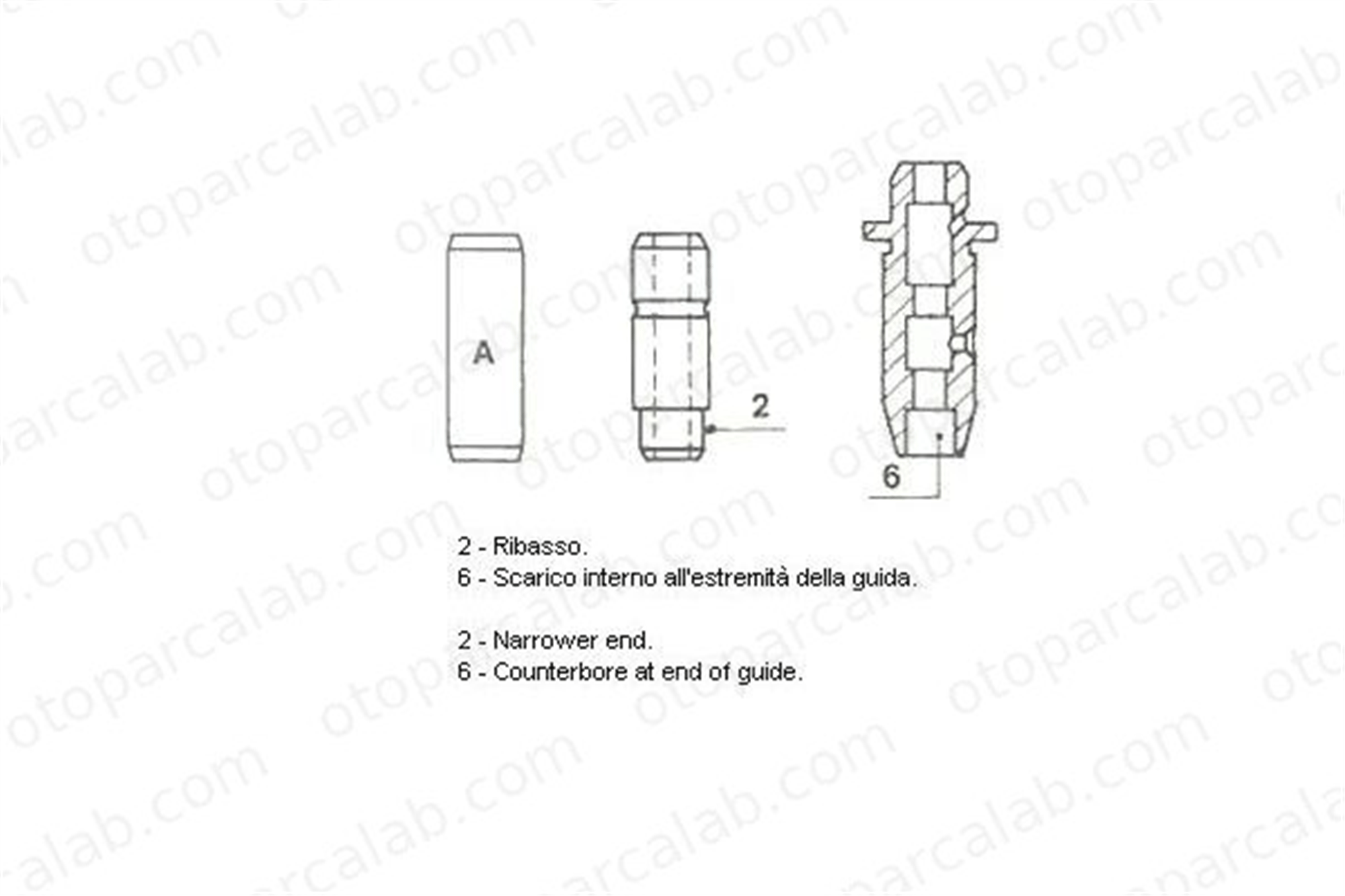 GAYSAN GT435.02.01 Supap Gaydı NISSAN PICK UP CABSTAR E 1321254T00