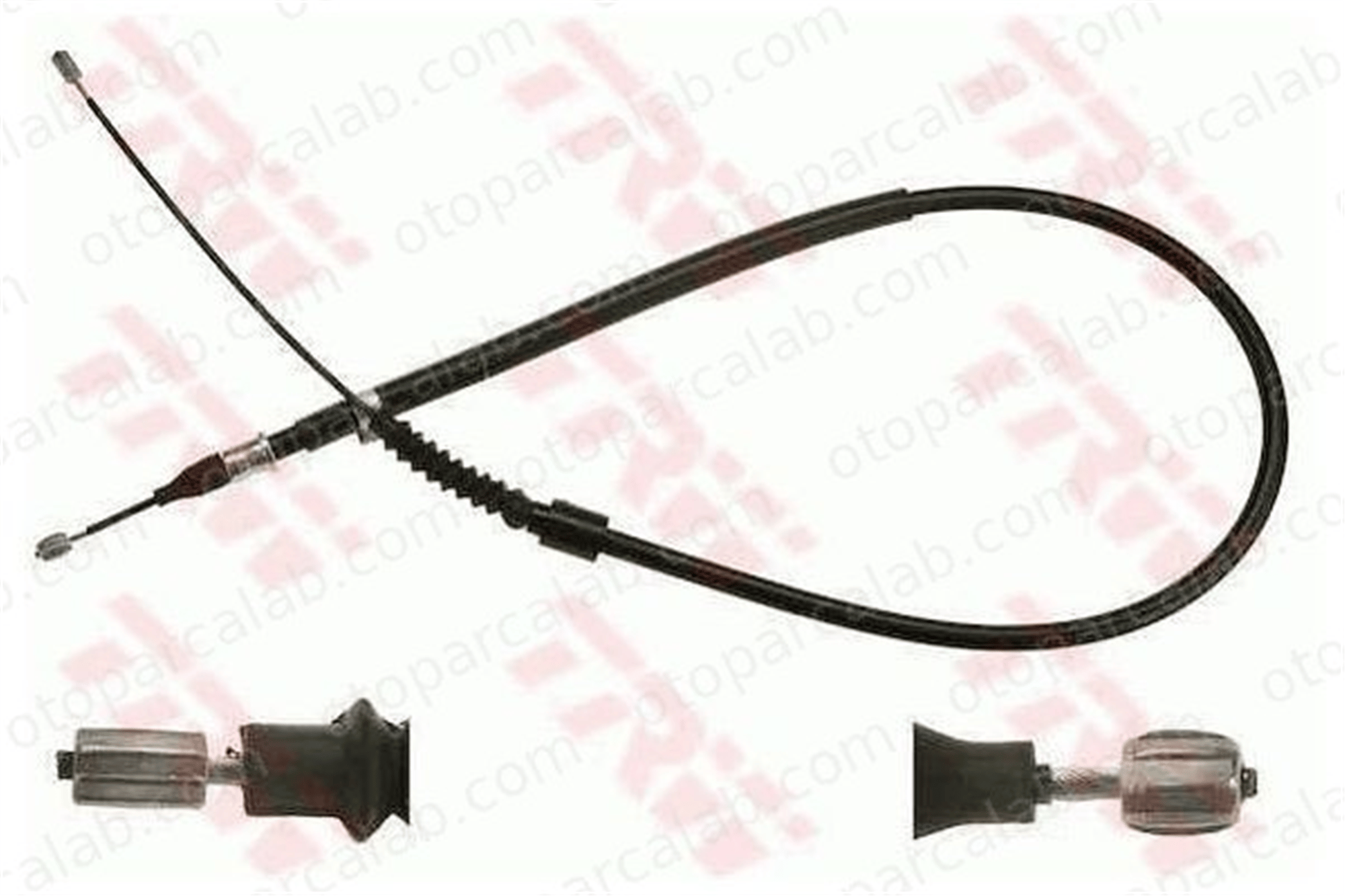 GEMO 421 400 El Fren Teli Arka Sol OPEL CORSA C Kasa/eğik arka TIGRA TwinTop 522448 90576453