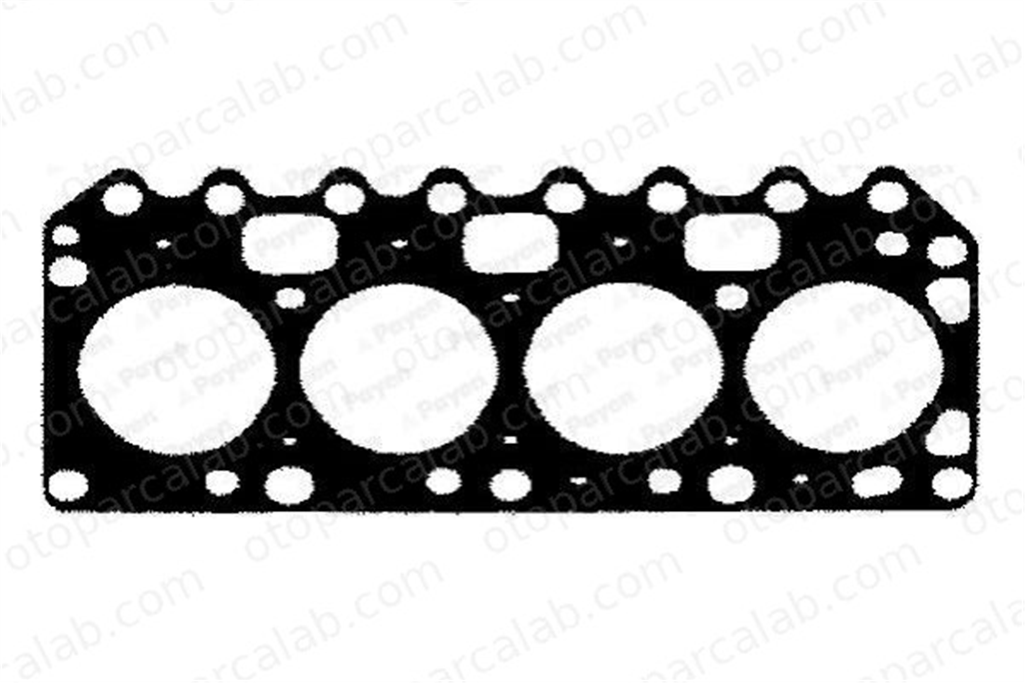 GLASER H50076-00 Silindir Kapak Contası FORD FIESTA III 97BM6051A1A 1657016