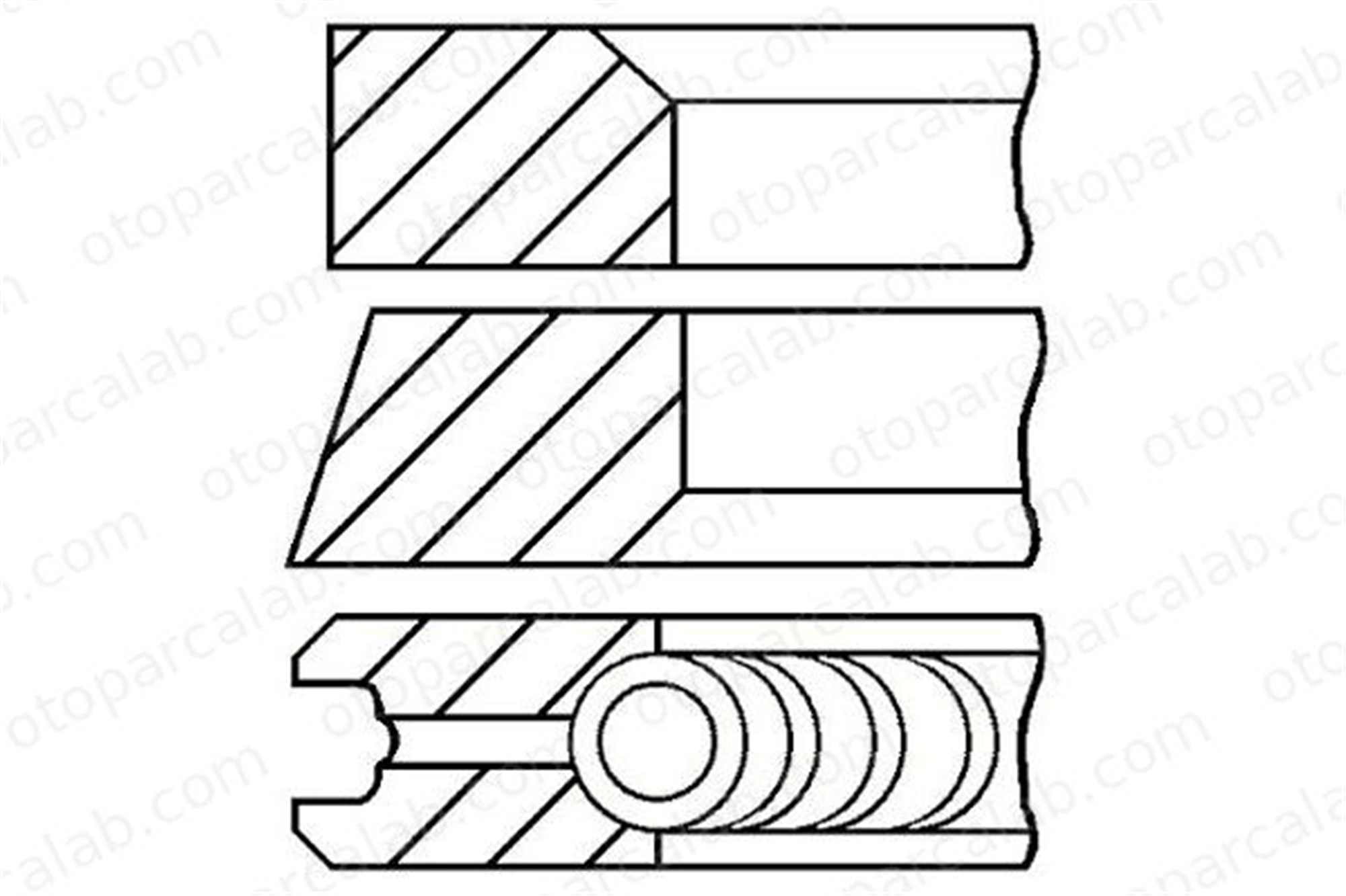 GOETZE 06-109800-00 Segman (79.50MM-STD) 06-109800-00
