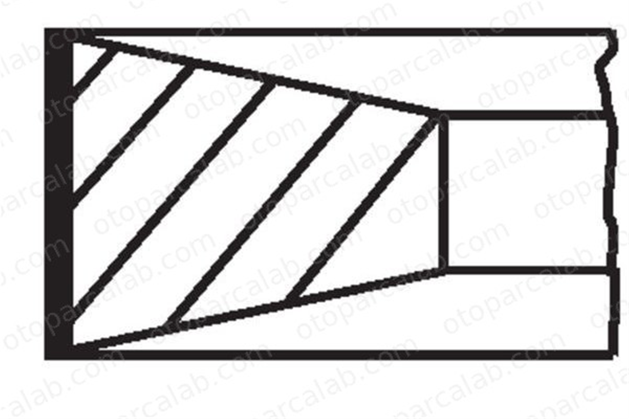 GOETZE 06-289350-20 Segman (102.00MM-STD) MERCEDES-BENZ AROCS ACTROS MP4 / MP5 628935020 30309724