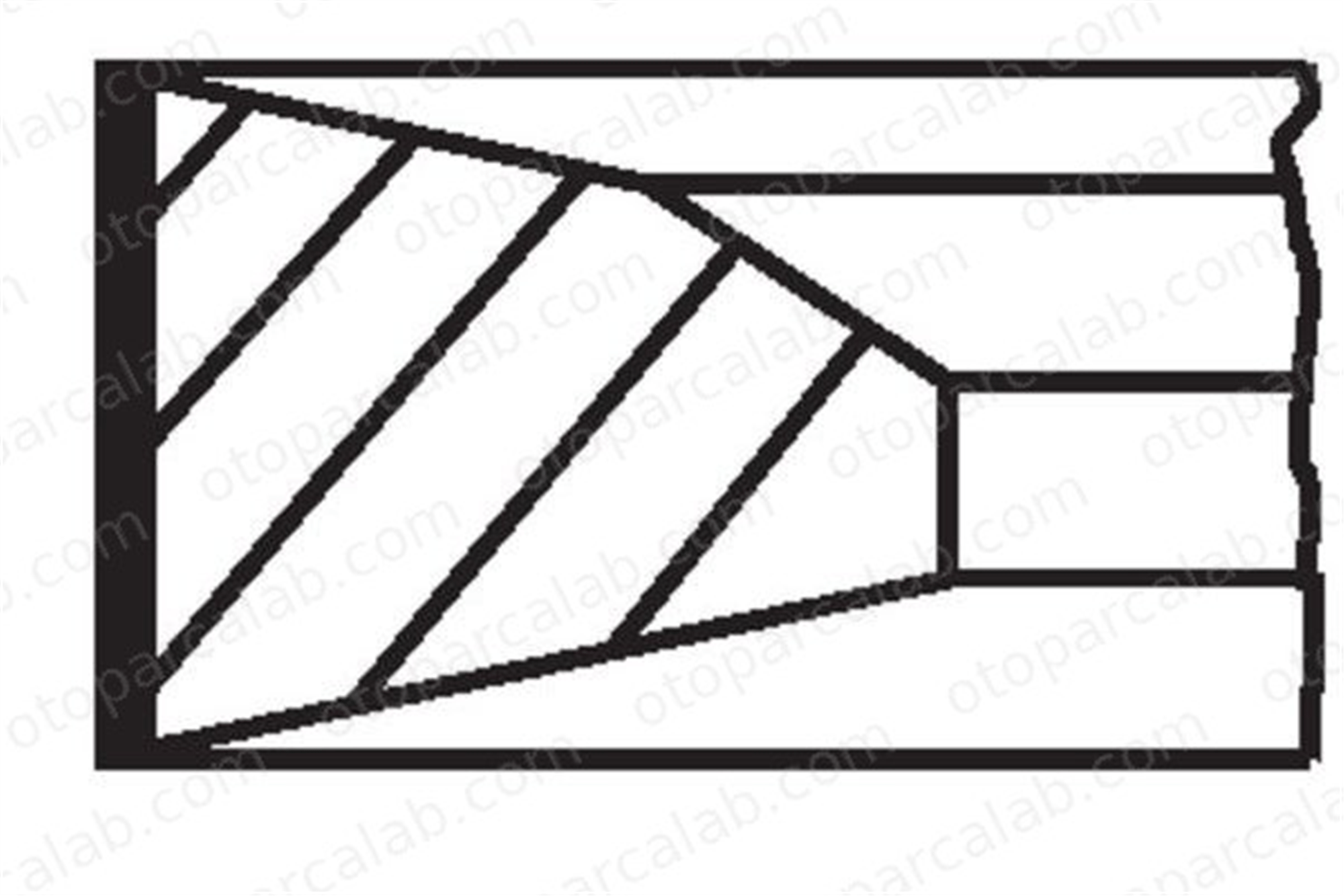 GOETZE 06-420900-20 Segman (130.00MM-STD) MERCEDES-BENZ AROCS ACTROS MP4 / MP5 642090020 5410300624