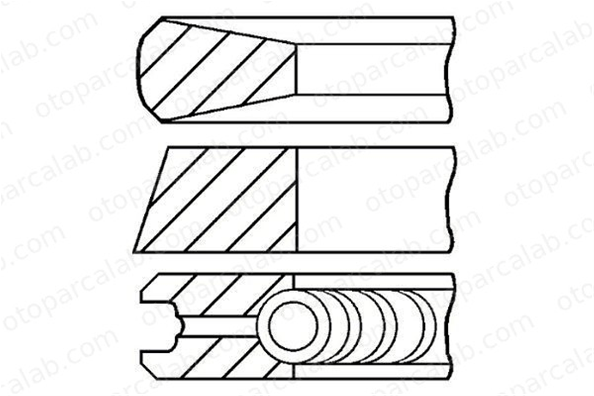 GOETZE 06-849907-00 Segman (84.00MM-0.50) 06-849907-00